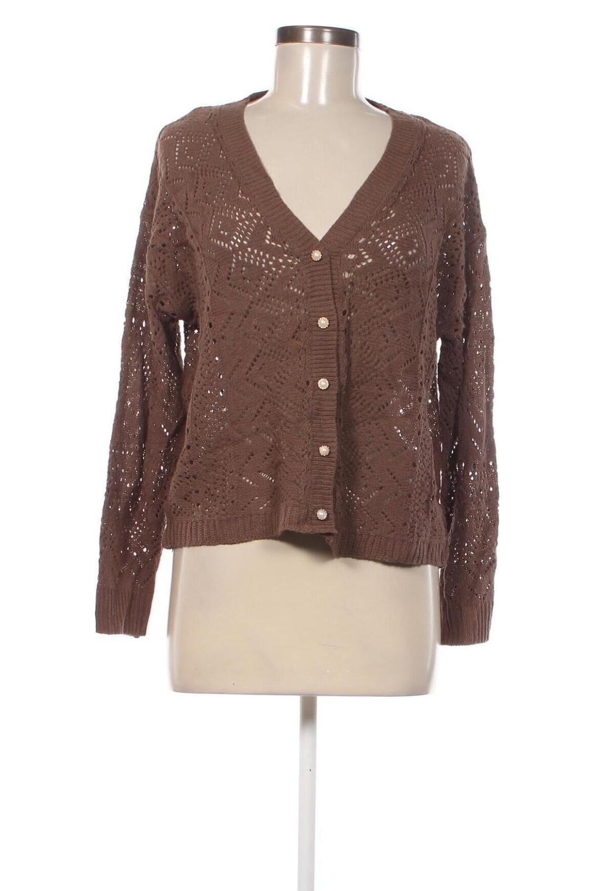 Cardigan de damă DAZY, Mărime S, Culoare Maro, Preț 20,99 Lei