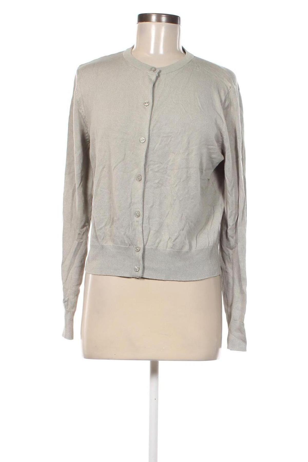 Damen Strickjacke H&M, Größe L, Farbe Grau, Preis € 3,29