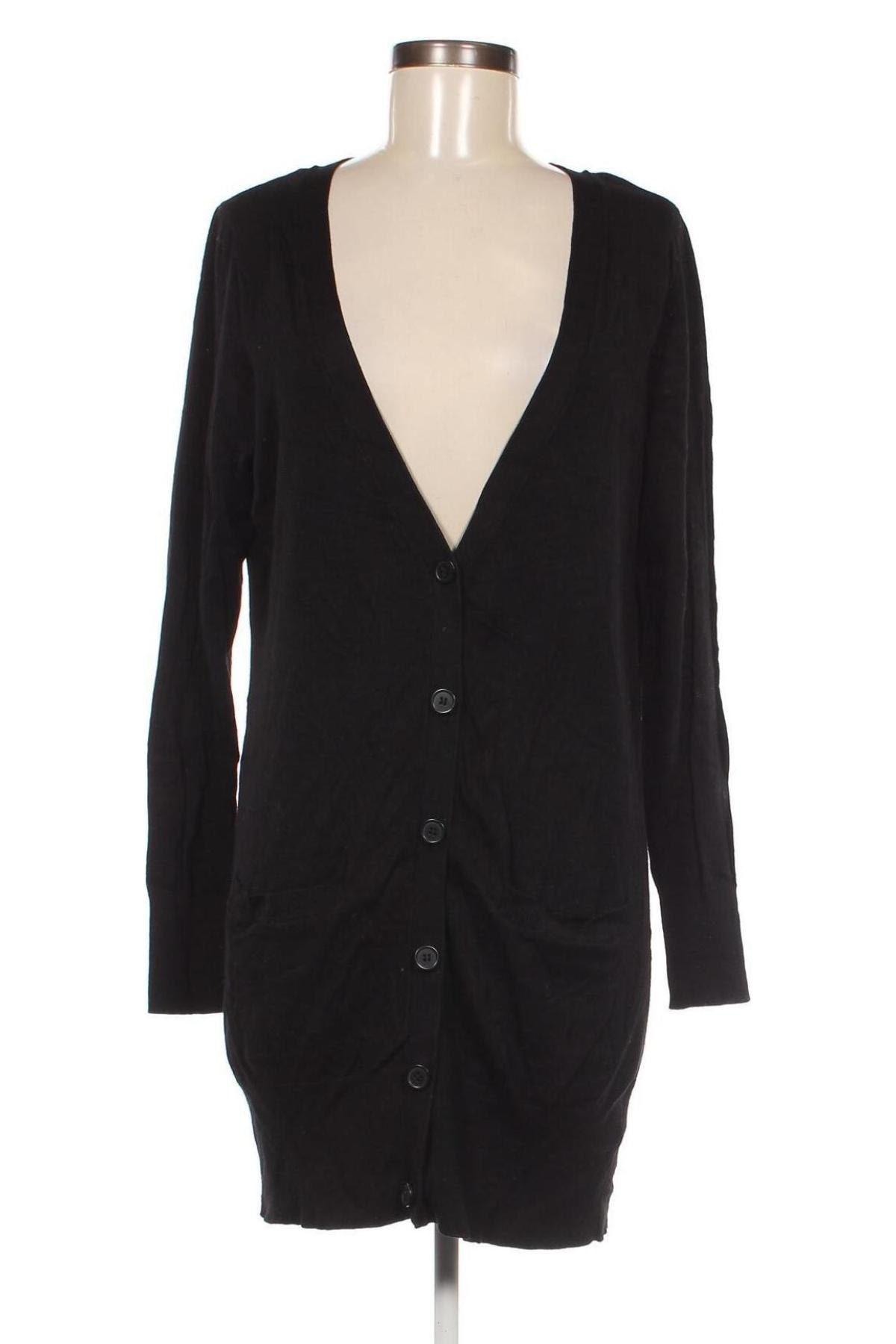 Cardigan de damă H&M, Mărime M, Culoare Negru, Preț 33,99 Lei