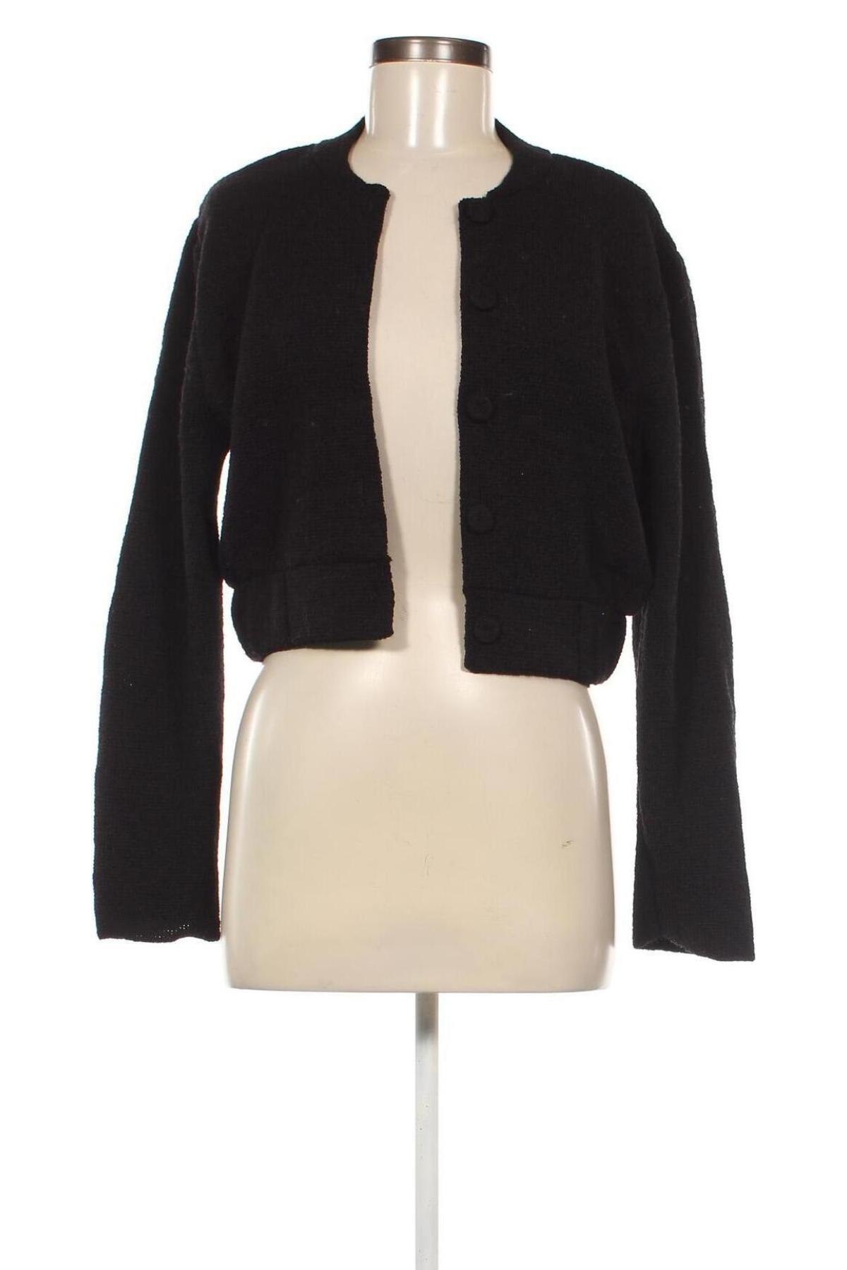 Cardigan de damă H&M, Mărime M, Culoare Negru, Preț 95,39 Lei