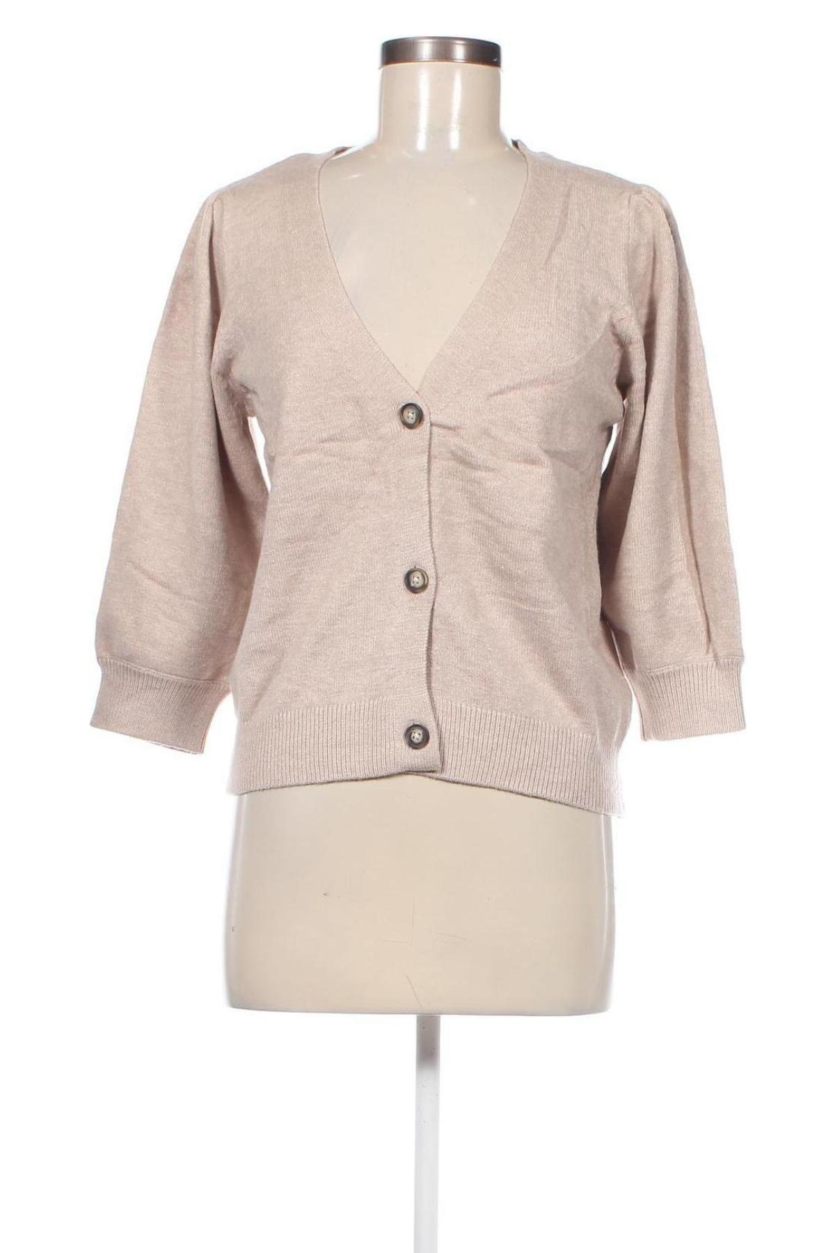 Cardigan de damă Jacqueline De Yong, Mărime L, Culoare Bej, Preț 33,99 Lei