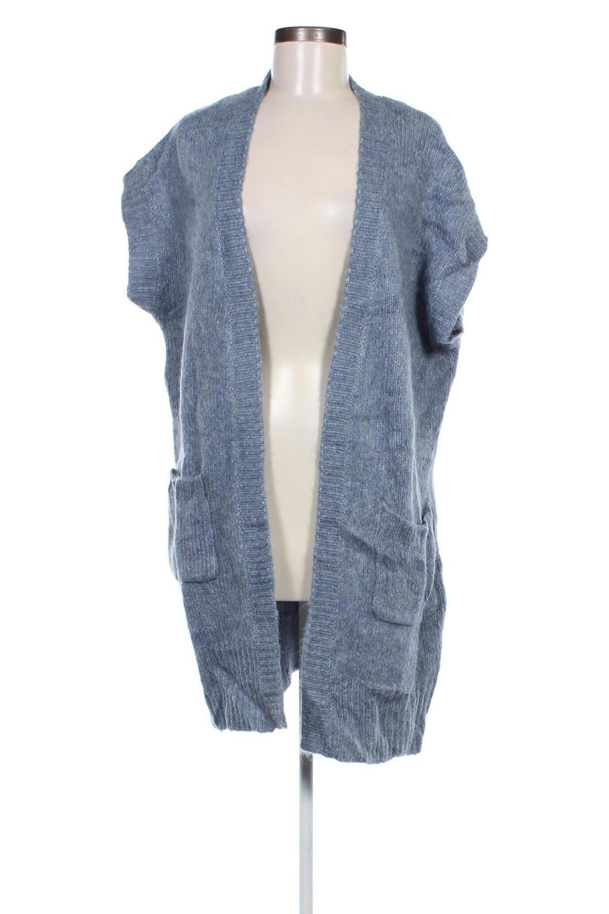 Damen Strickjacke Kaffe, Größe L, Farbe Blau, Preis € 3,49