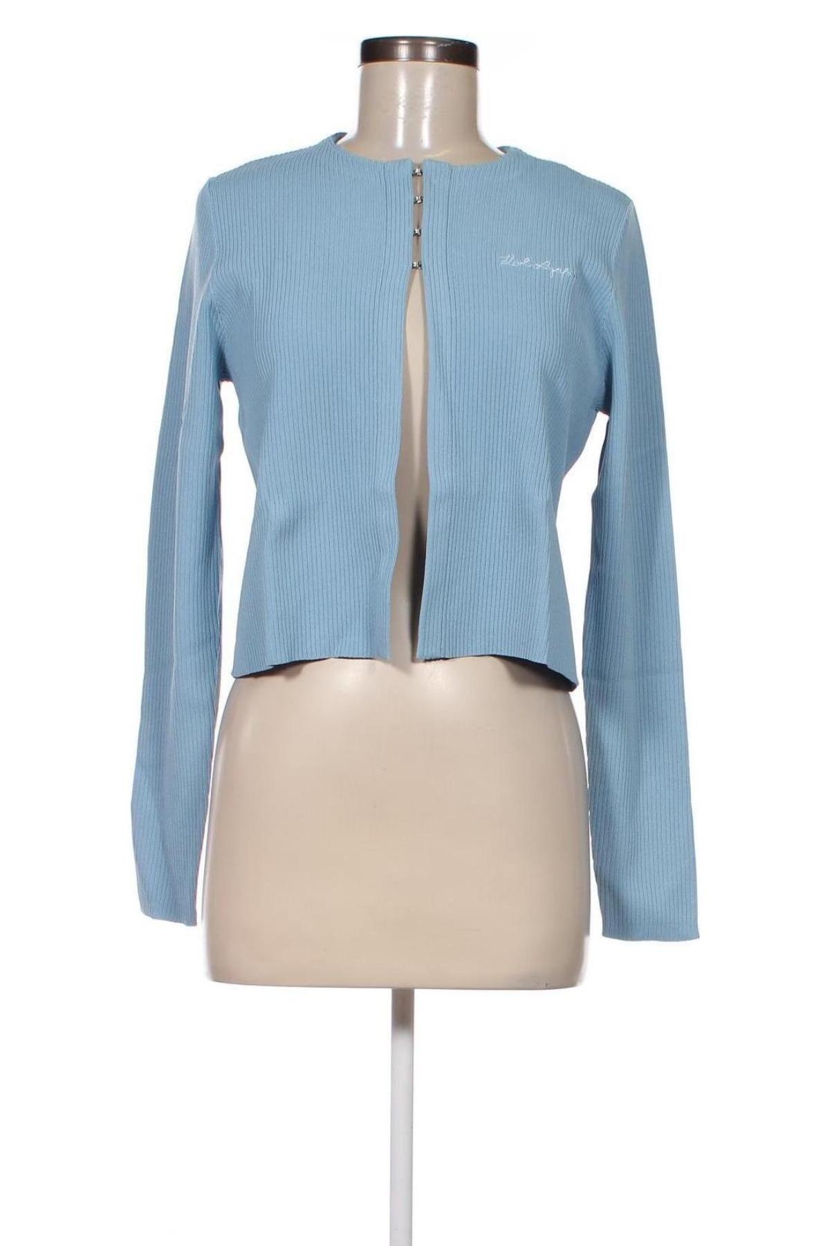 Damen Strickjacke Karl Lagerfeld, Größe S, Farbe Blau, Preis 23,99 €