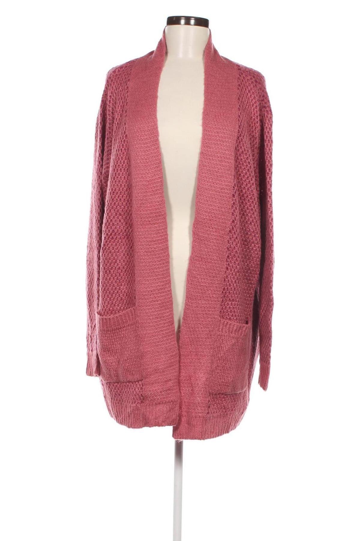 Damen Strickjacke Laura Torelli, Größe XL, Farbe Rosa, Preis 6,79 €