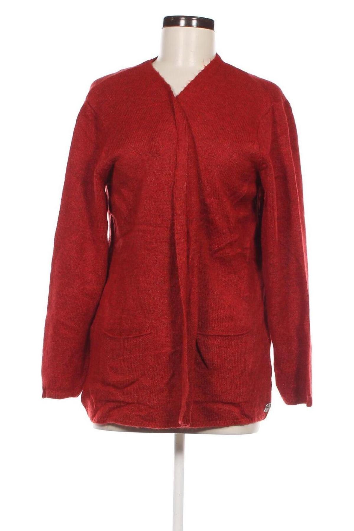 Damen Strickjacke Laura Torelli, Größe L, Farbe Rot, Preis 7,49 €