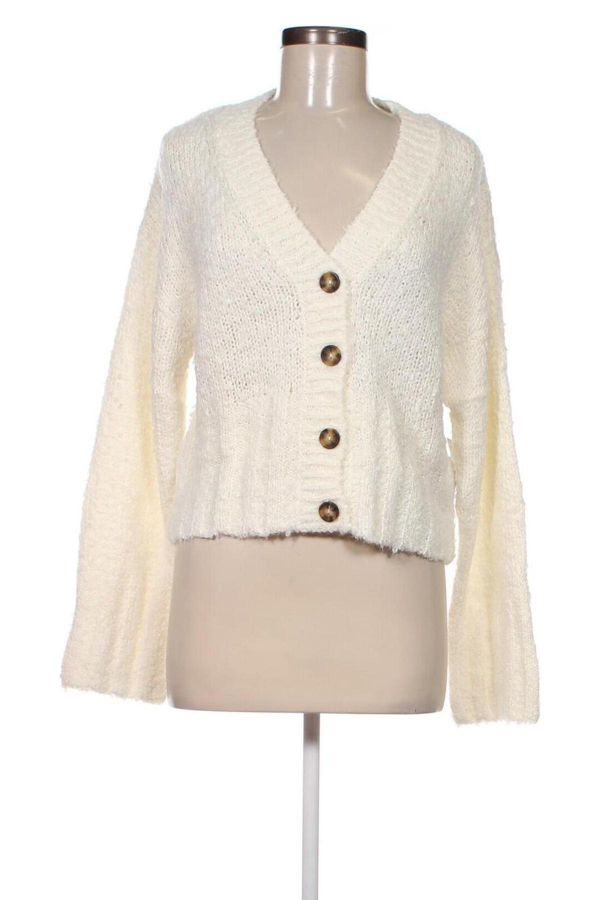 Cardigan de damă NA-KD, Mărime S, Culoare Alb, Preț 107,99 Lei