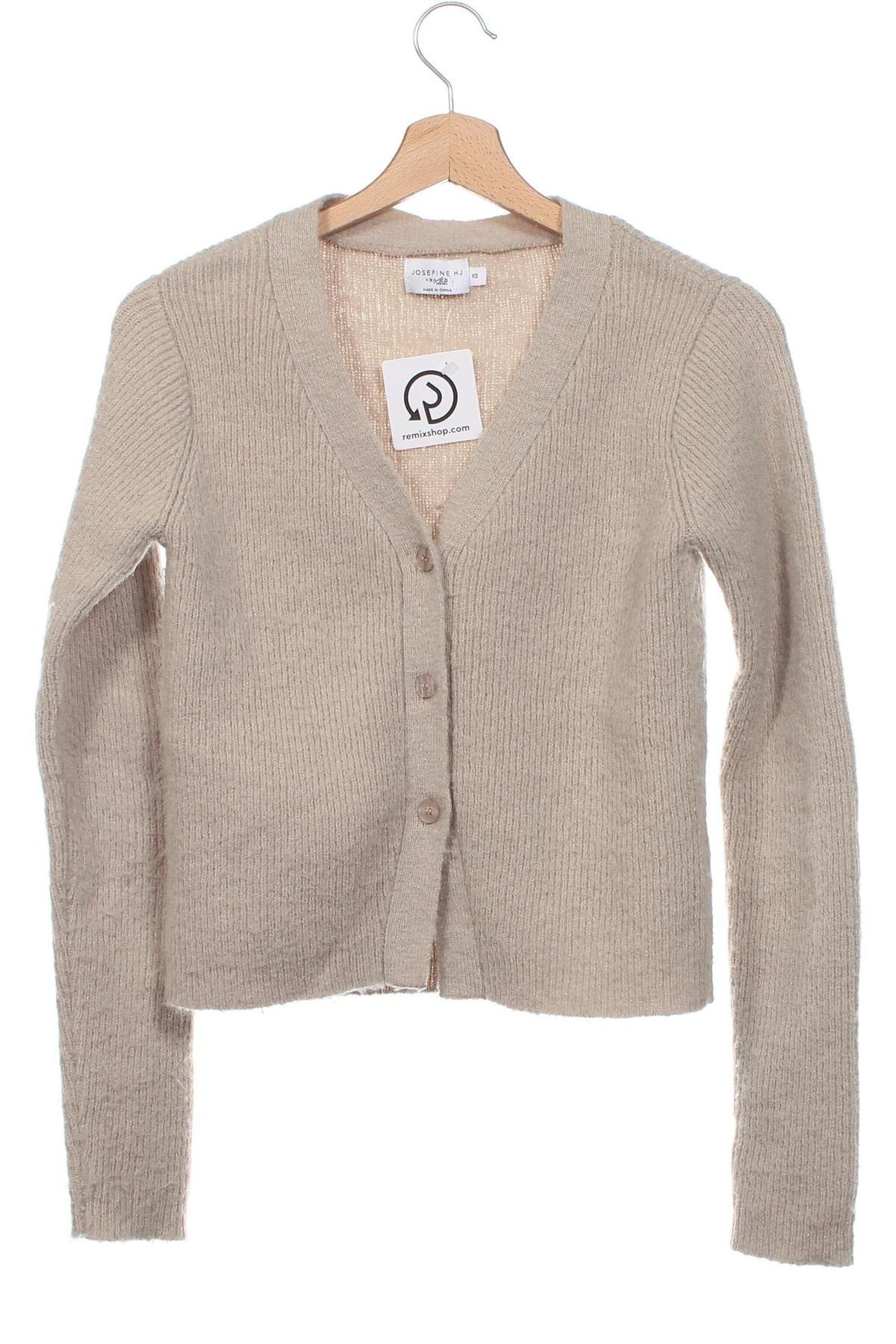 Damen Strickjacke NA-KD, Größe XS, Farbe Beige, Preis 13,99 €