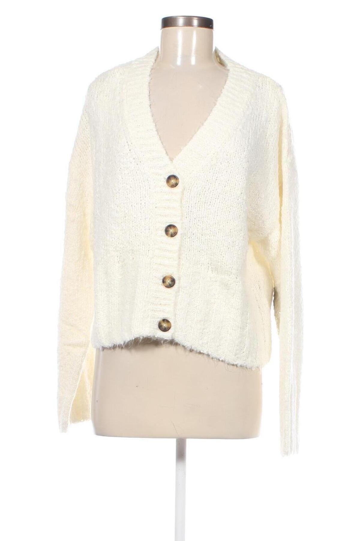 Cardigan de damă NA-KD, Mărime XL, Culoare Alb, Preț 107,99 Lei