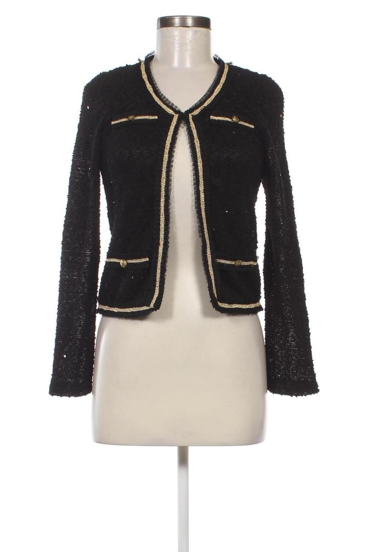 Cardigan de damă Net, Mărime M, Culoare Negru, Preț 21,99 Lei