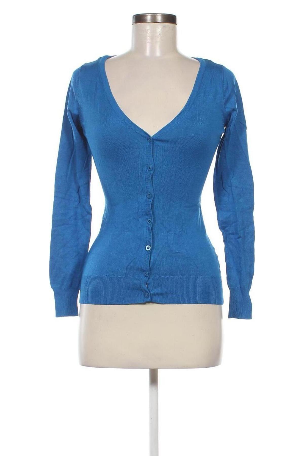 Damen Strickjacke Valley Girl, Größe M, Farbe Blau, Preis 3,29 €