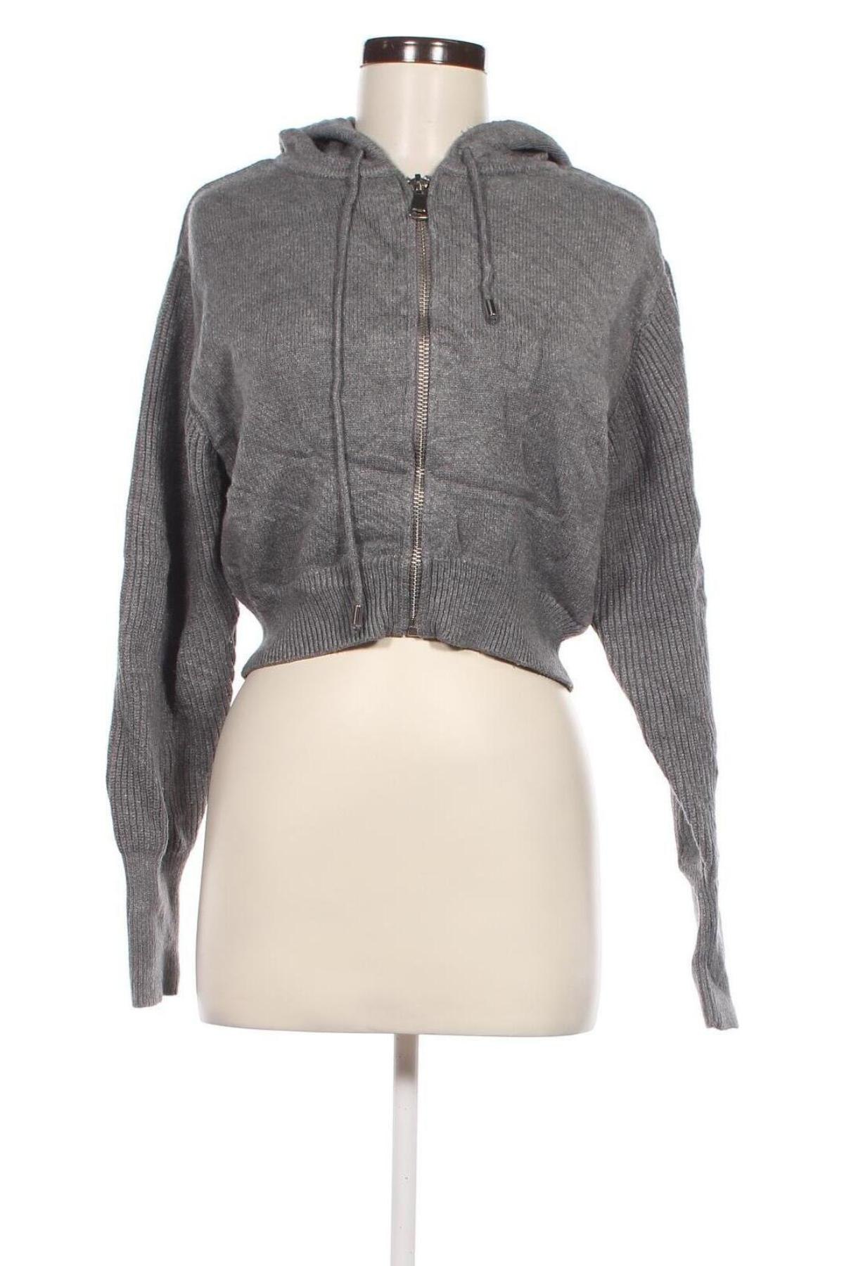 Damen Strickjacke Zara, Größe M, Farbe Grau, Preis € 18,79