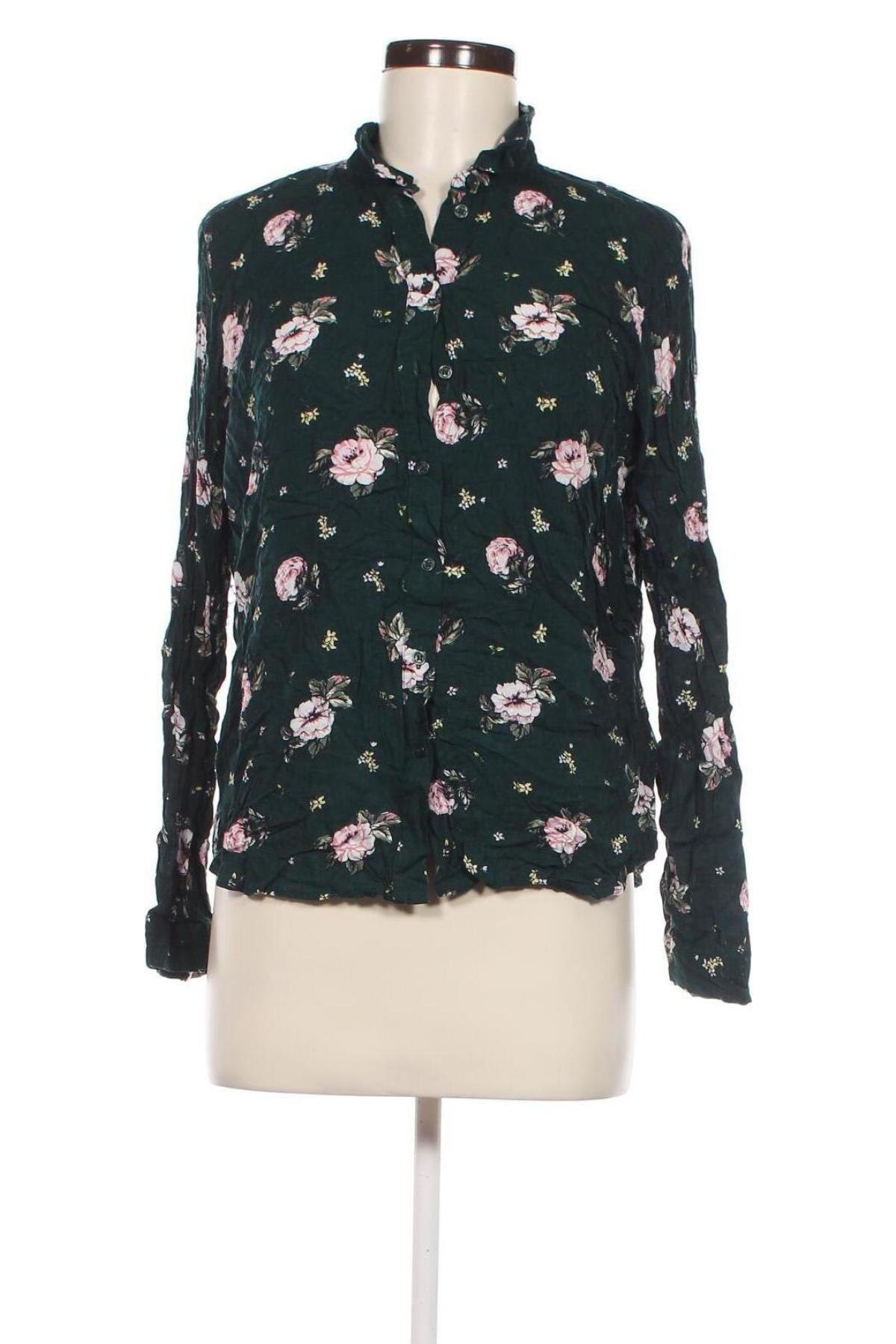 Cămașă de femei H&M Divided, Mărime M, Culoare Verde, Preț 18,99 Lei