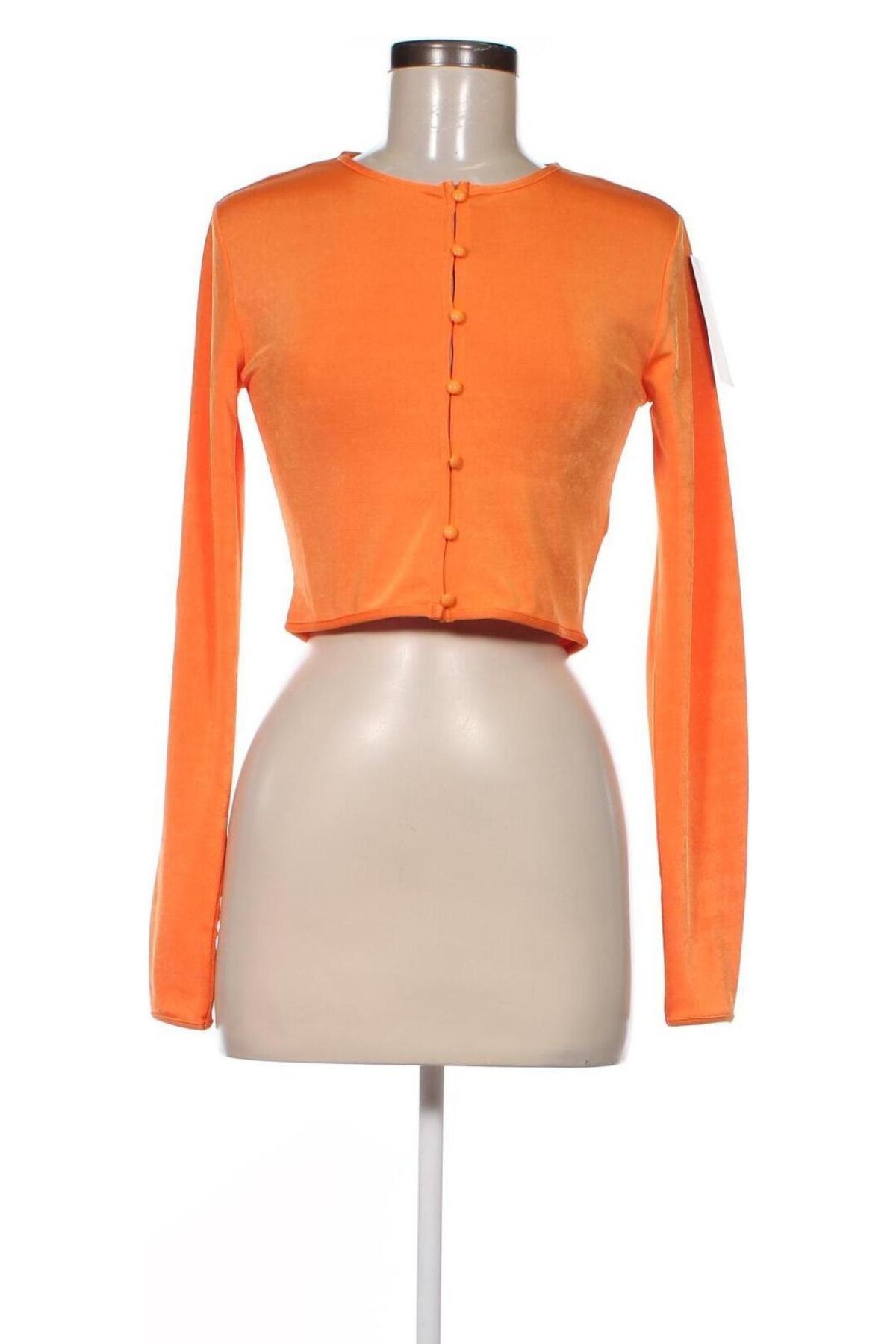 Damenbluse NA-KD, Größe S, Farbe Orange, Preis 7,99 €