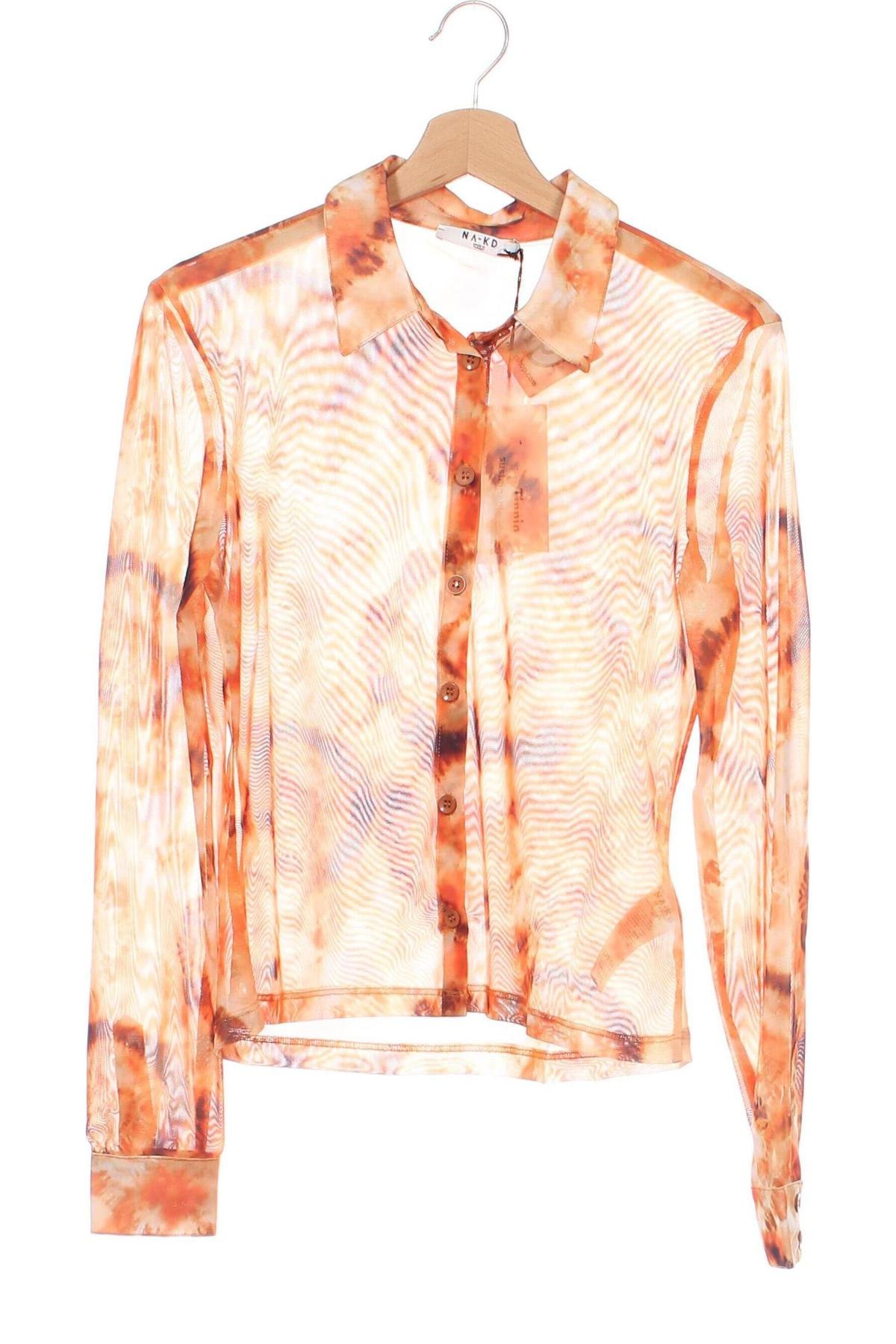 Damenbluse NA-KD, Größe S, Farbe Orange, Preis 5,99 €