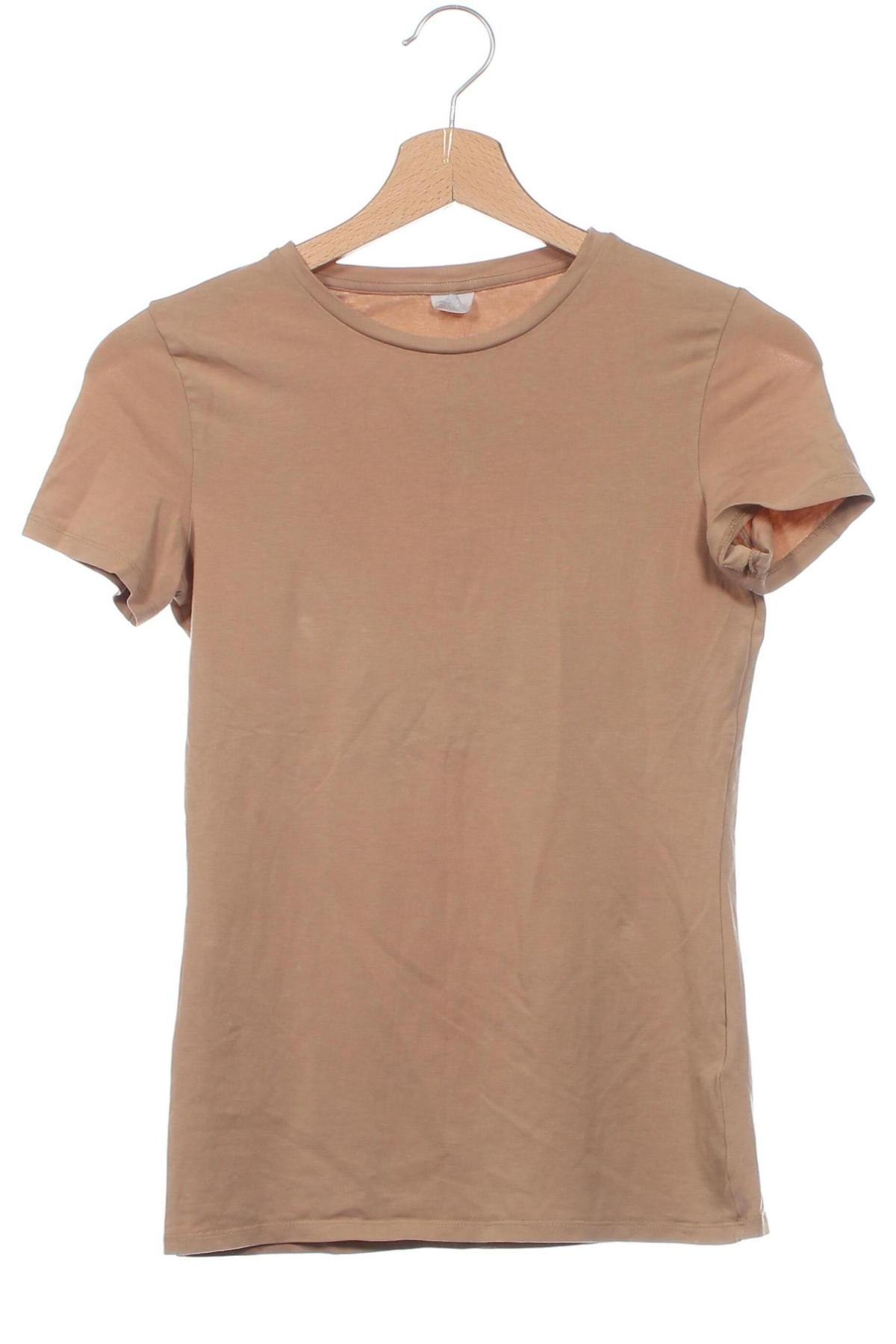 Damen T-Shirt, Größe XS, Farbe Beige, Preis € 6,65