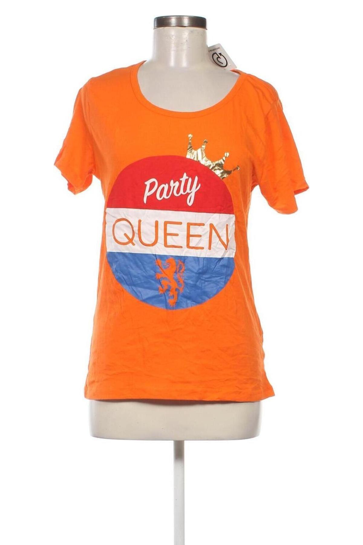 Damen T-Shirt, Größe L, Farbe Orange, Preis € 4,99