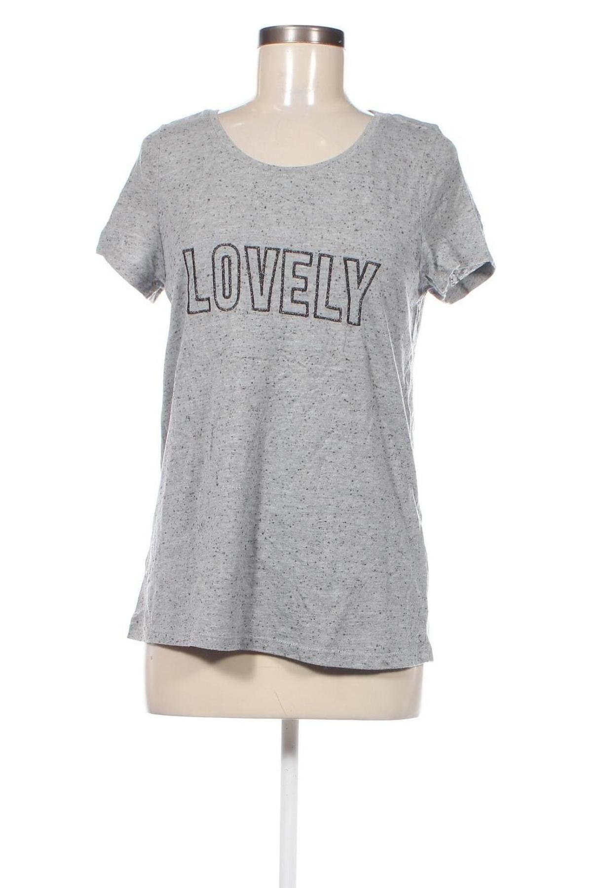 Damen T-Shirt, Größe XL, Farbe Grau, Preis 3,99 €