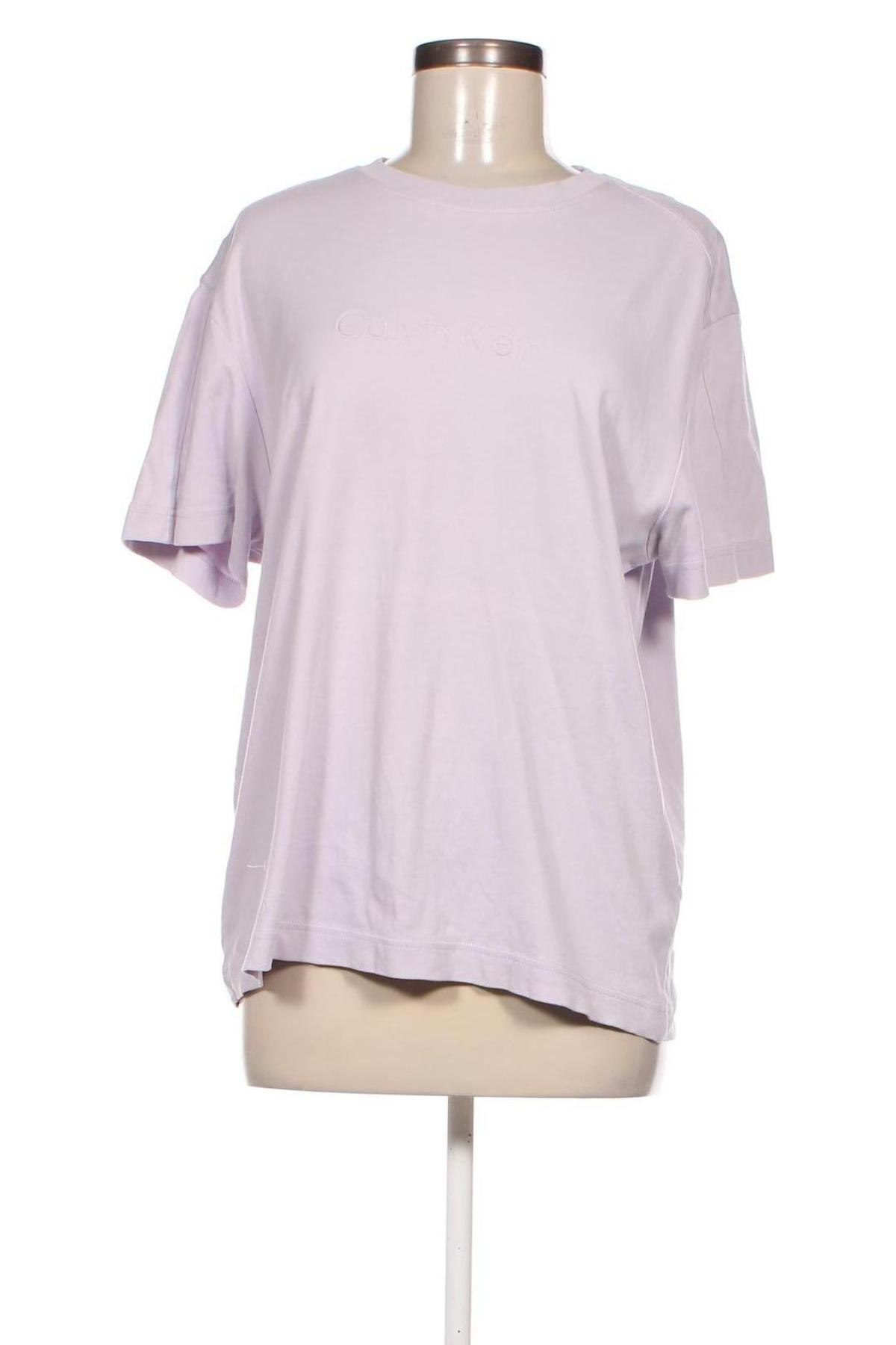 Damen T-Shirt Calvin Klein, Größe M, Farbe Lila, Preis € 19,29