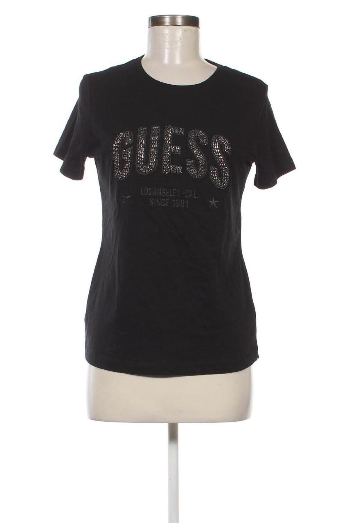 Damen T-Shirt Guess, Größe M, Farbe Schwarz, Preis € 37,11