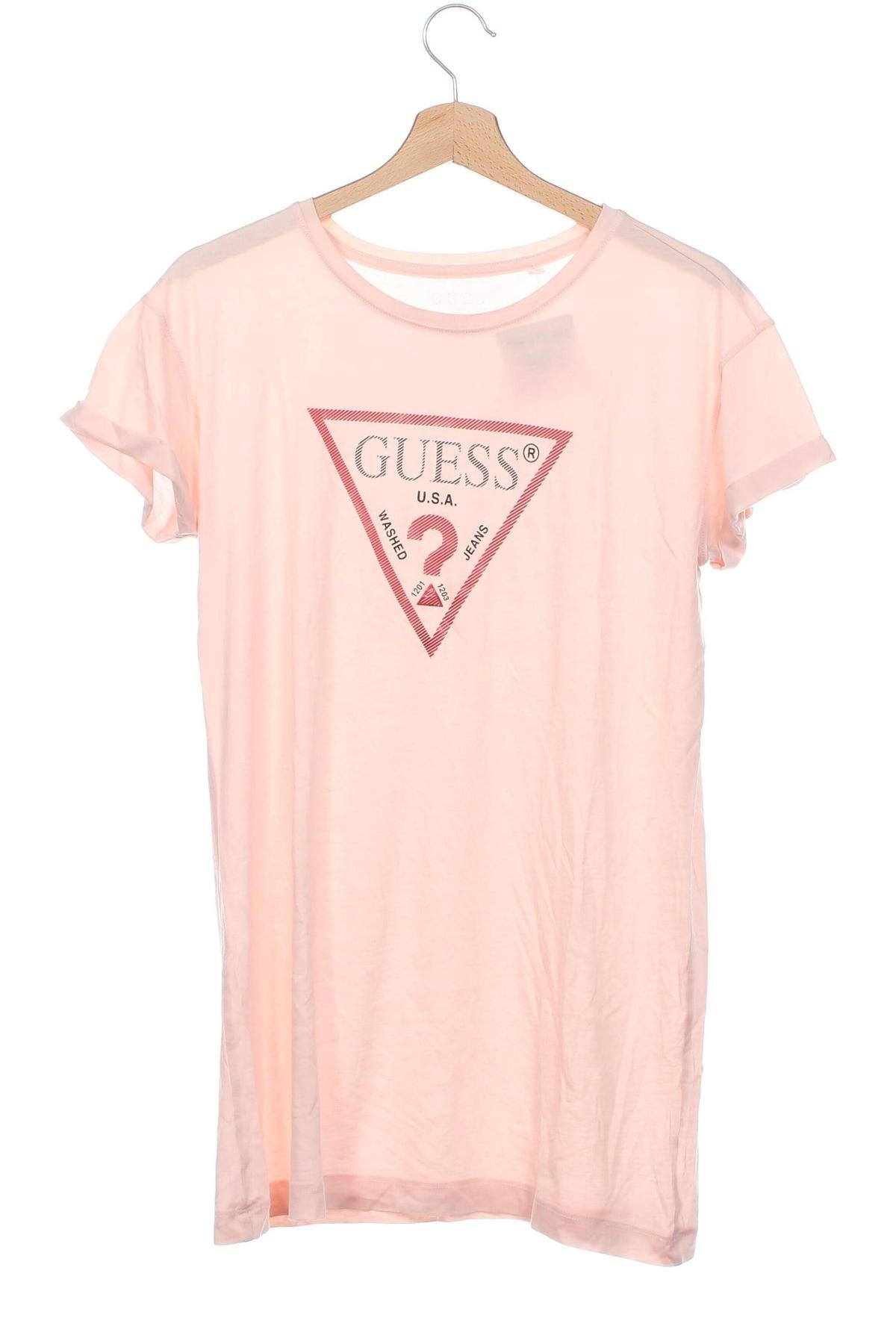 Dámské tričko Guess, Velikost XS, Barva Růžová, Cena  405,00 Kč