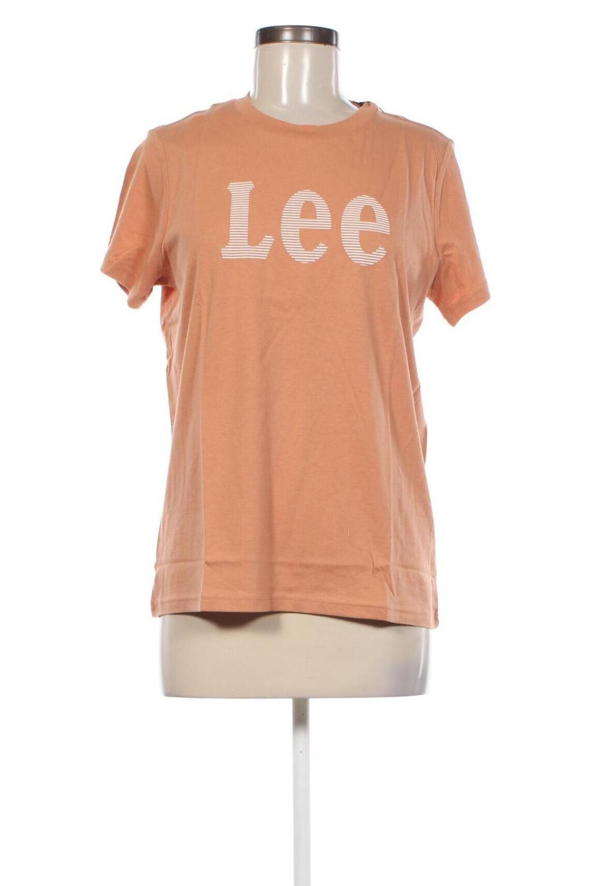 Damen T-Shirt Lee, Größe M, Farbe Orange, Preis € 14,99