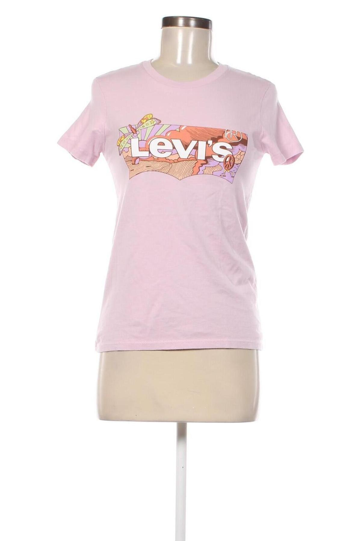 Γυναικείο t-shirt Levi's, Μέγεθος XXS, Χρώμα Ρόζ , Τιμή 31,96 €