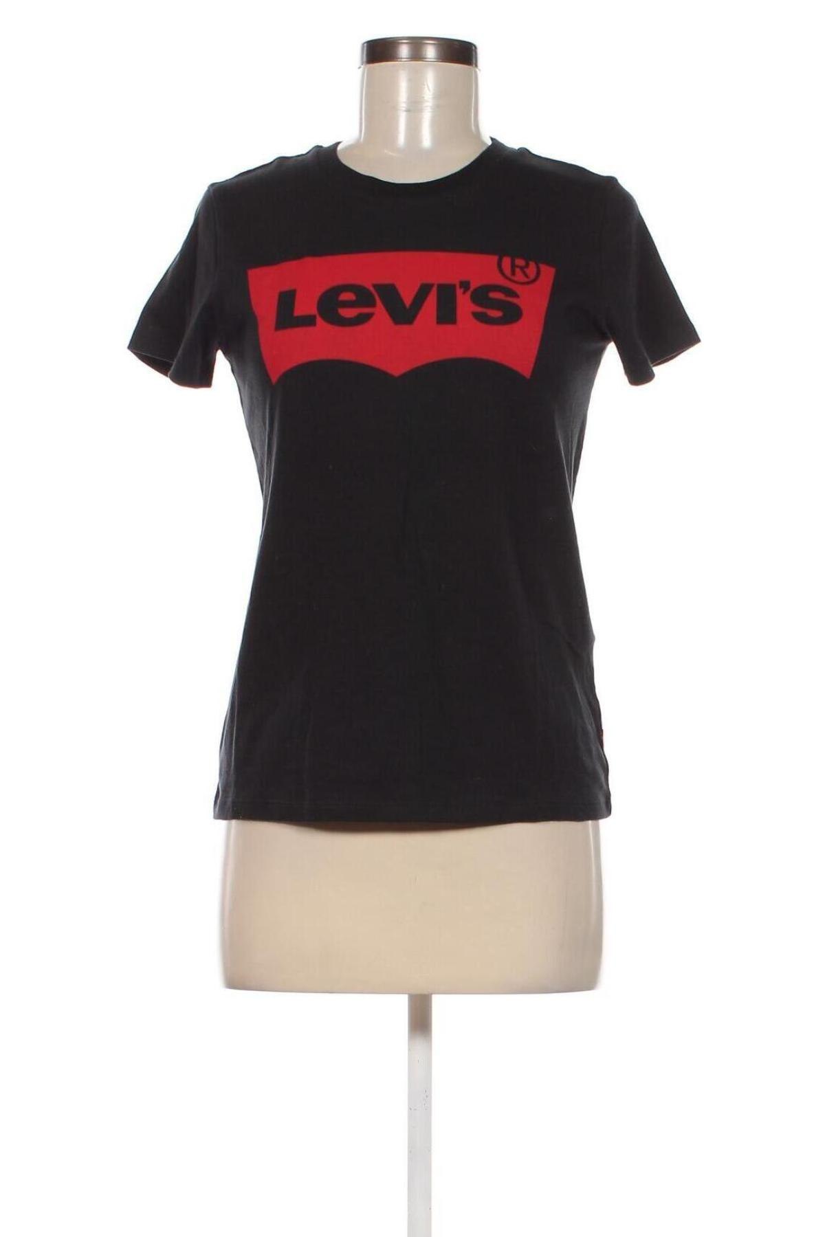 Γυναικείο t-shirt Levi's, Μέγεθος XS, Χρώμα Μαύρο, Τιμή 31,96 €