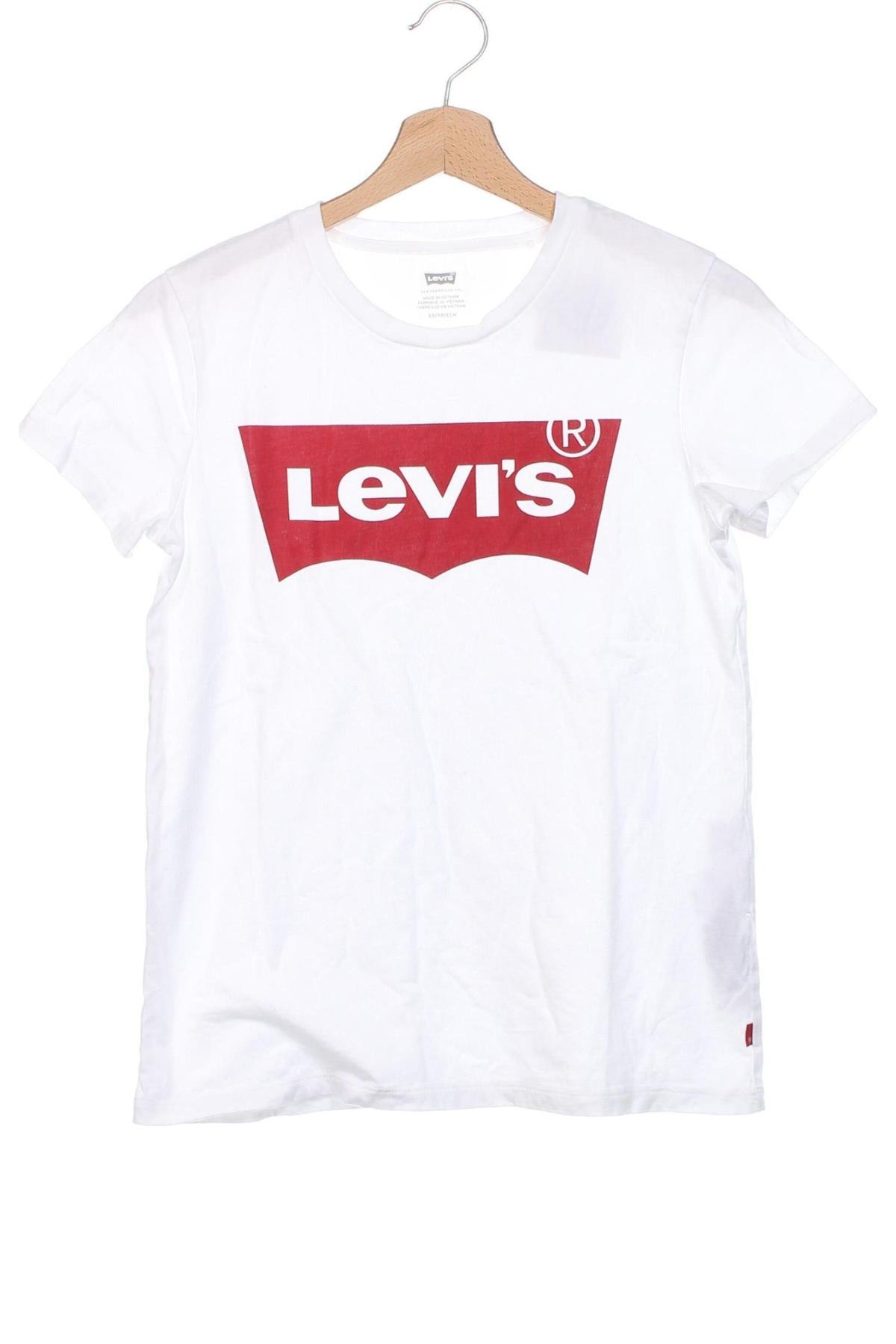 Damski T-shirt Levi's, Rozmiar XS, Kolor Biały, Cena 165,26 zł