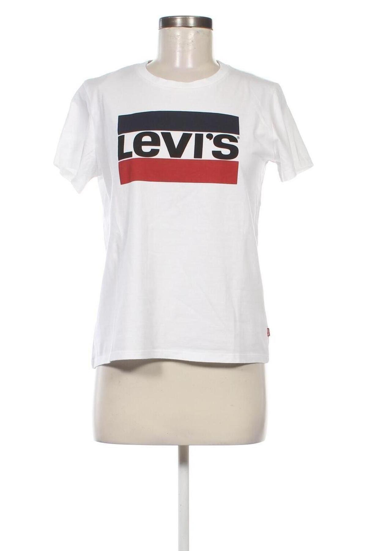 Γυναικείο t-shirt Levi's, Μέγεθος M, Χρώμα Λευκό, Τιμή 31,96 €