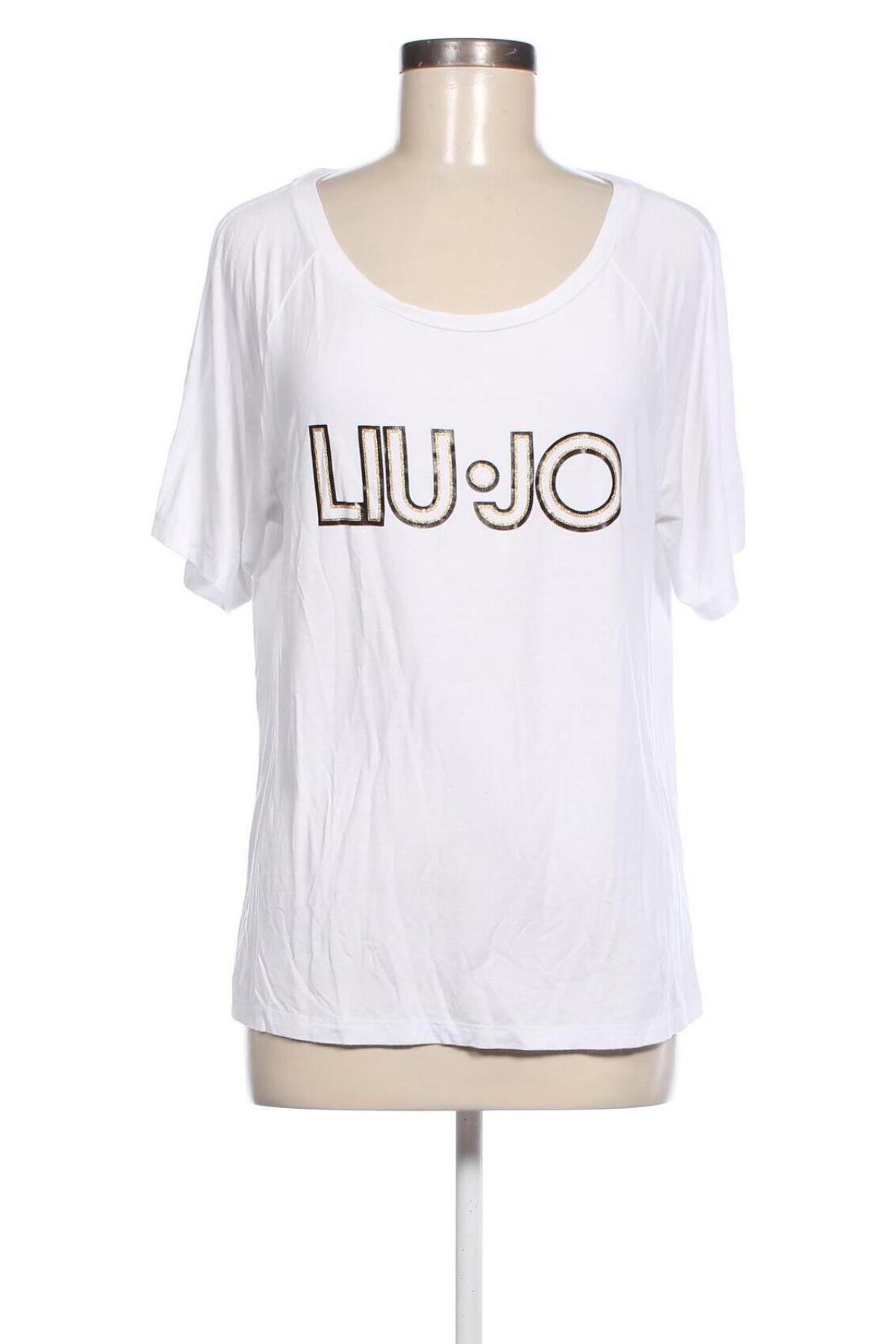 Damen T-Shirt Liu Jo, Größe L, Farbe Weiß, Preis 45,49 €