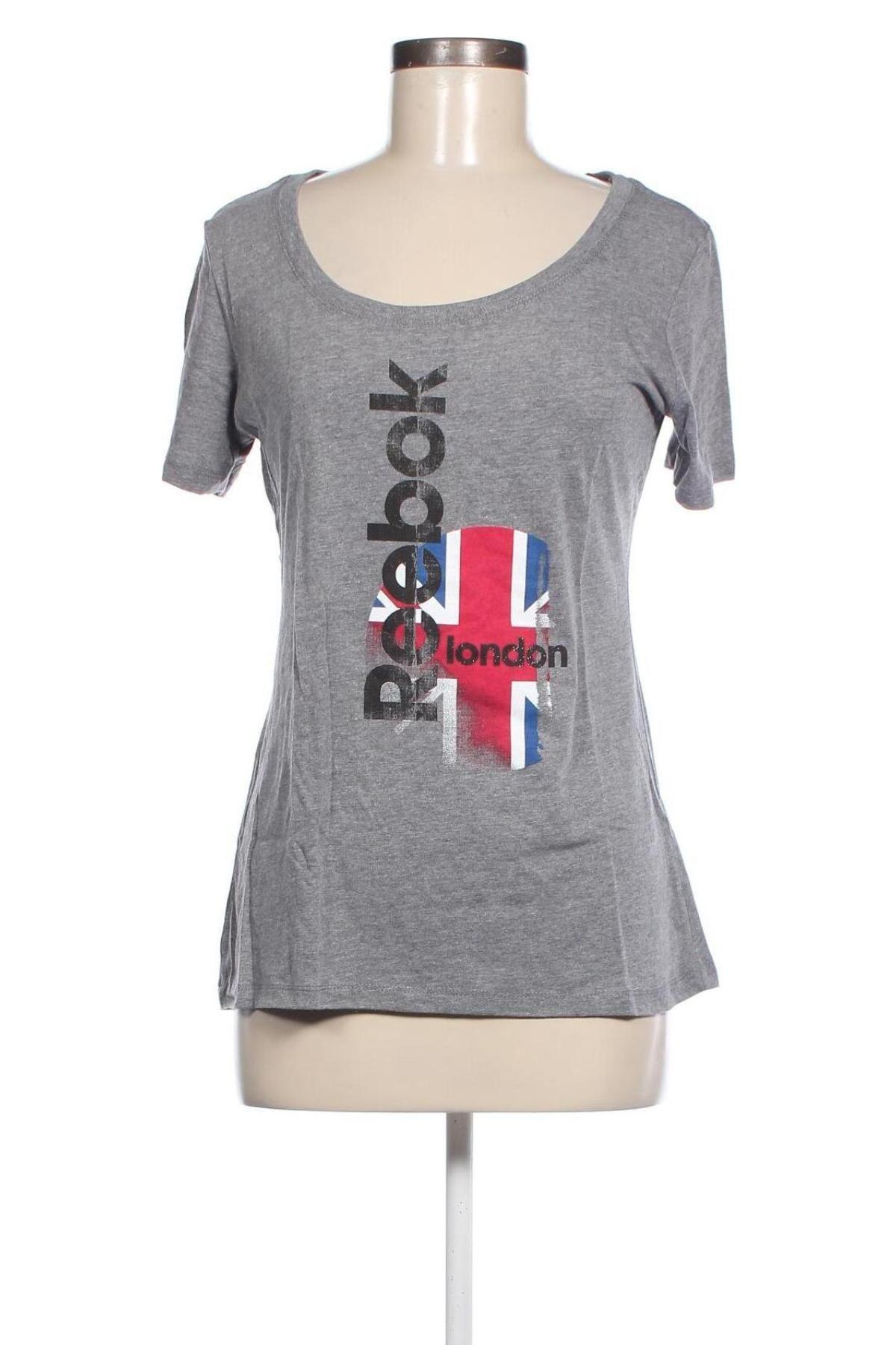 Damen T-Shirt Reebok, Größe L, Farbe Grau, Preis € 9,12