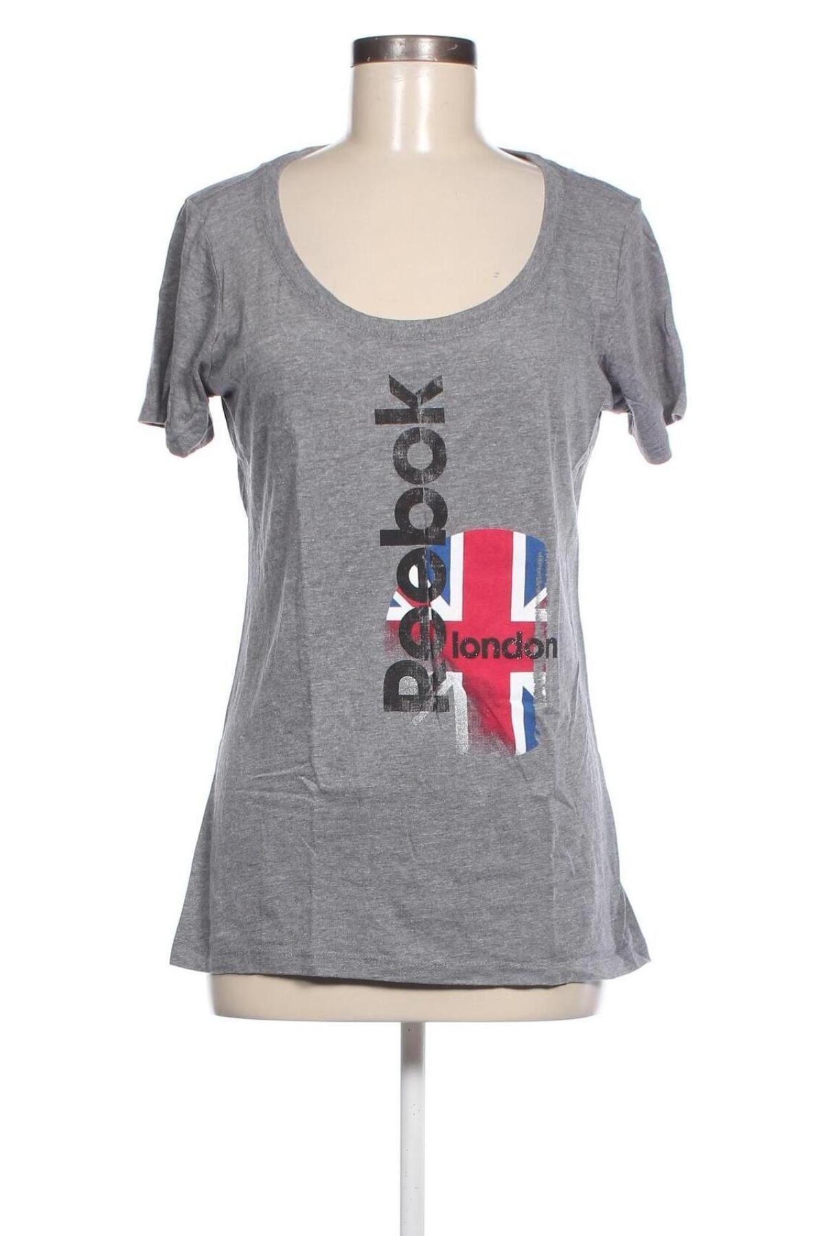 Damen T-Shirt Reebok, Größe L, Farbe Grau, Preis 9,12 €