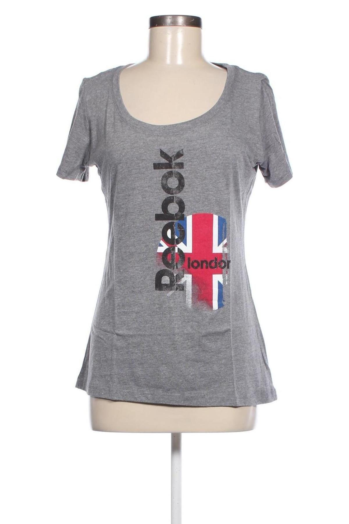 Damen T-Shirt Reebok, Größe L, Farbe Grau, Preis € 9,12