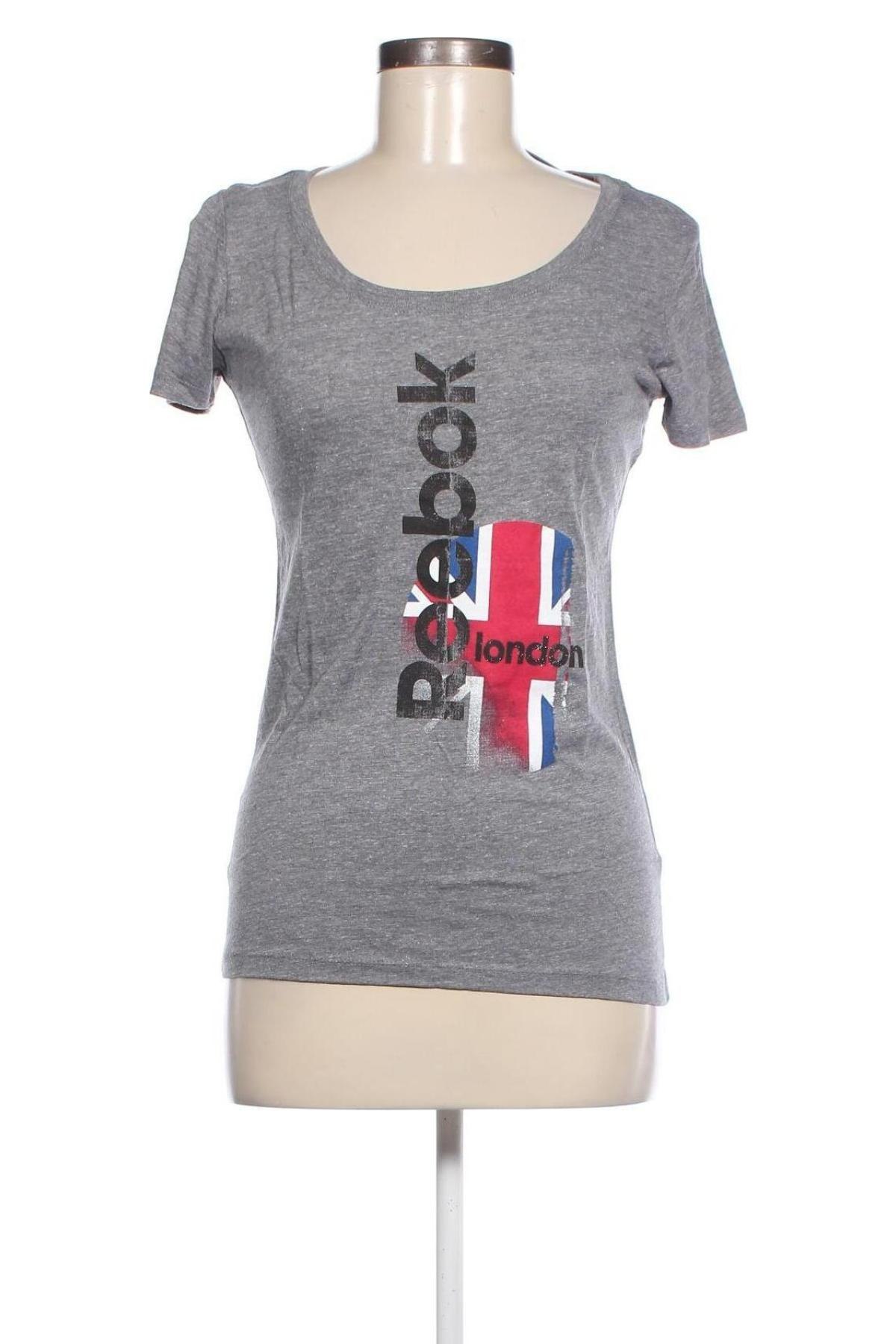 Γυναικείο t-shirt Reebok, Μέγεθος S, Χρώμα Γκρί, Τιμή 9,12 €