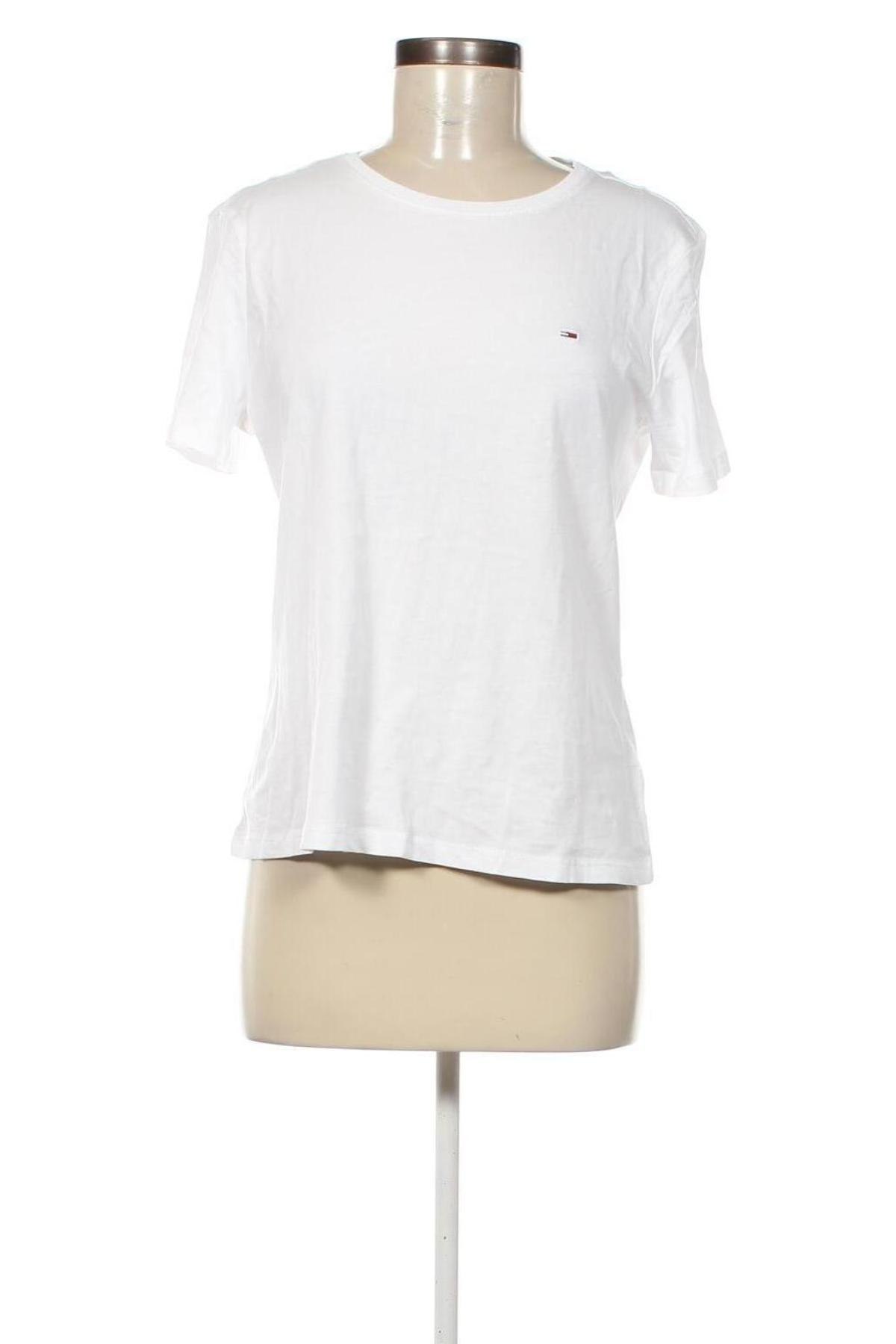 Γυναικείο t-shirt Tommy Jeans, Μέγεθος M, Χρώμα Λευκό, Τιμή 39,69 €