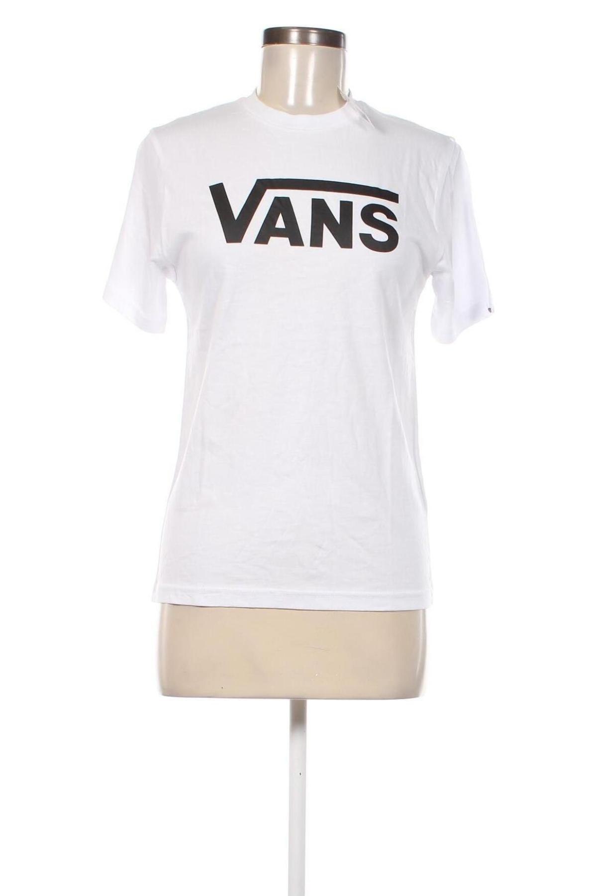 Damen T-Shirt Vans, Größe M, Farbe Weiß, Preis 23,71 €