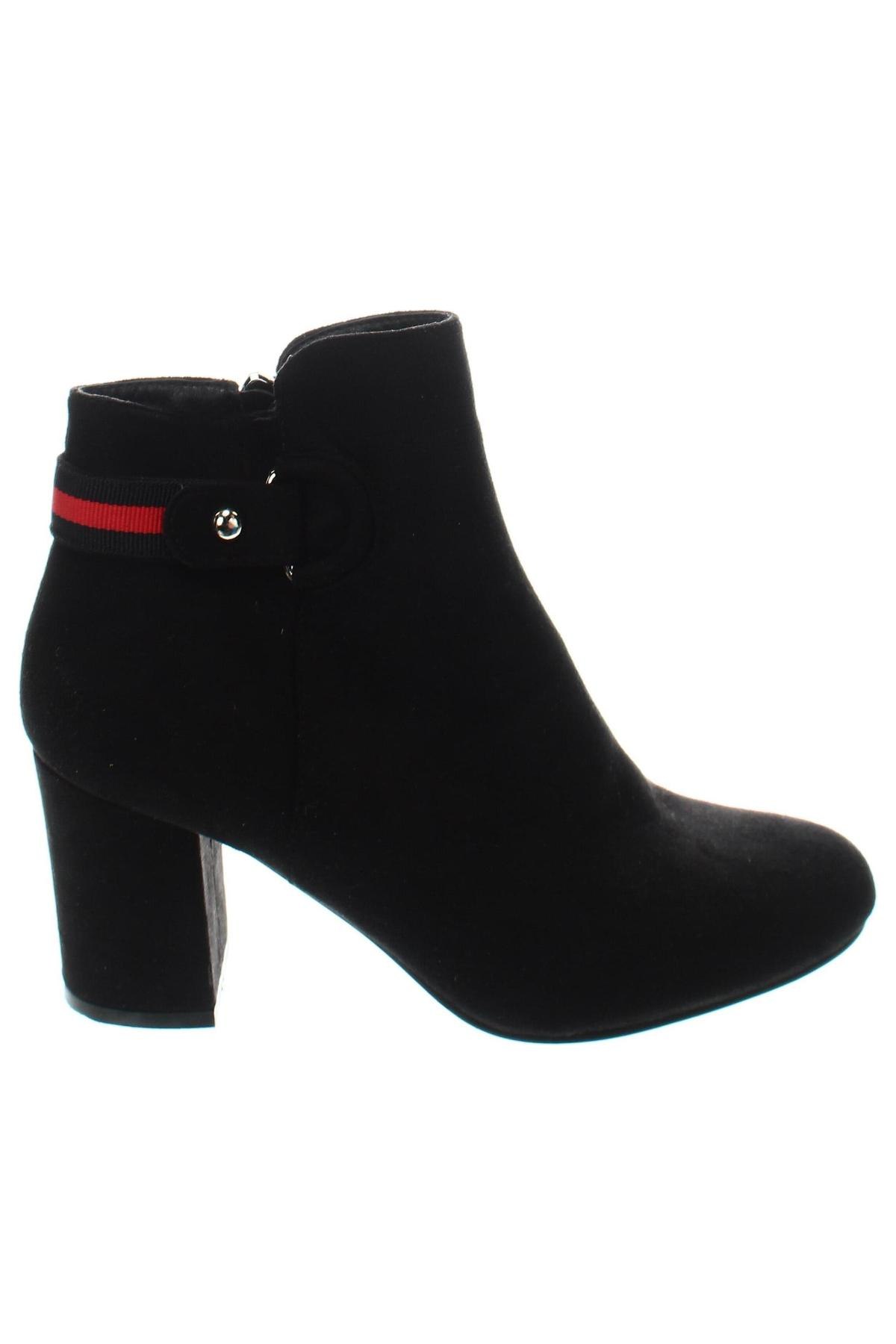 Botine de damă Ideal Shoes, Mărime 39, Culoare Negru, Preț 89,99 Lei