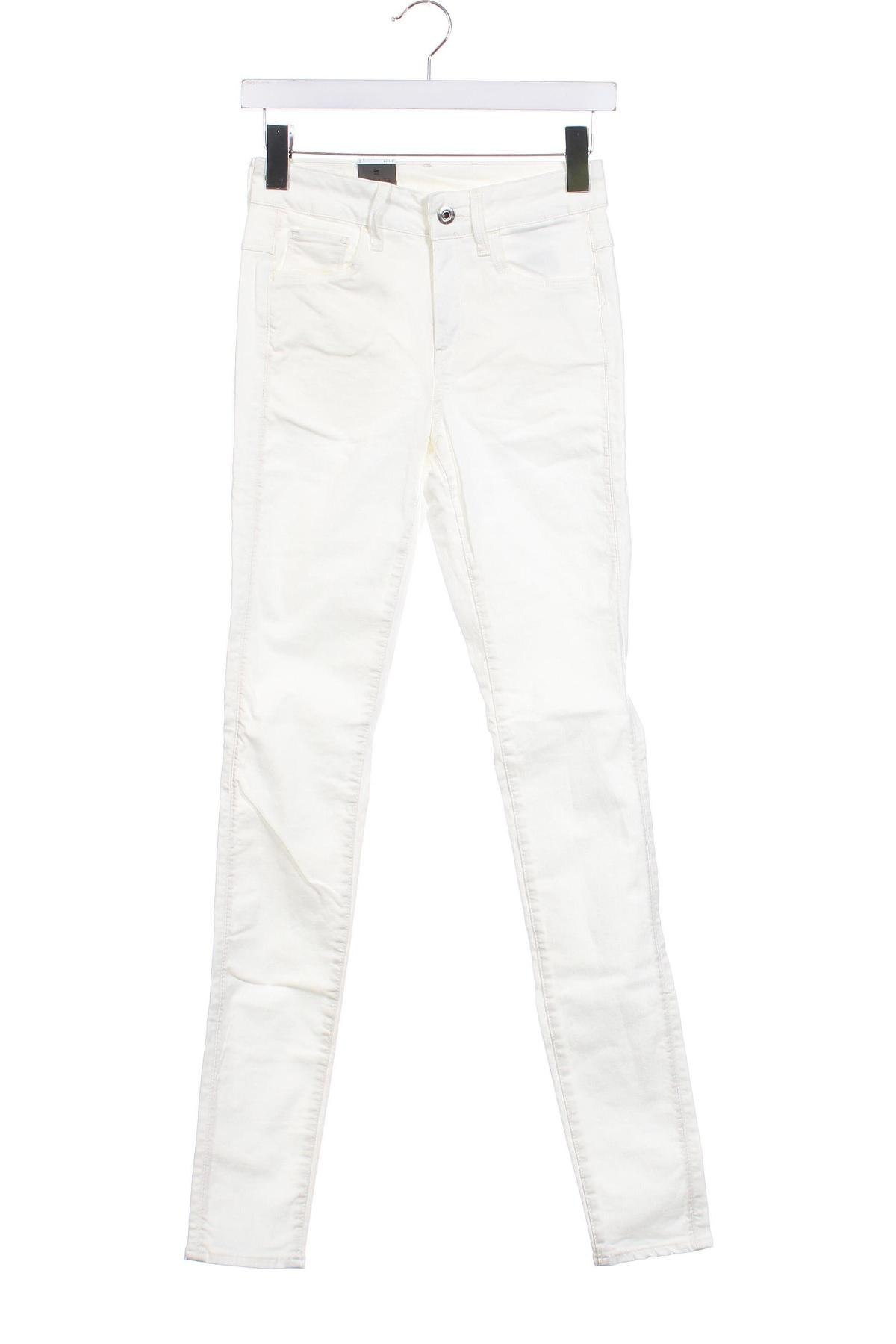 Damskie jeansy G-Star Raw, Rozmiar XS, Kolor Biały, Cena 151,99 zł