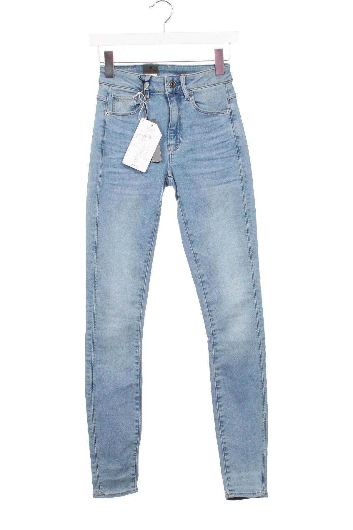 Dámske džínsy  G-Star Raw, Veľkosť XXS, Farba Modrá, Cena  16,95 €