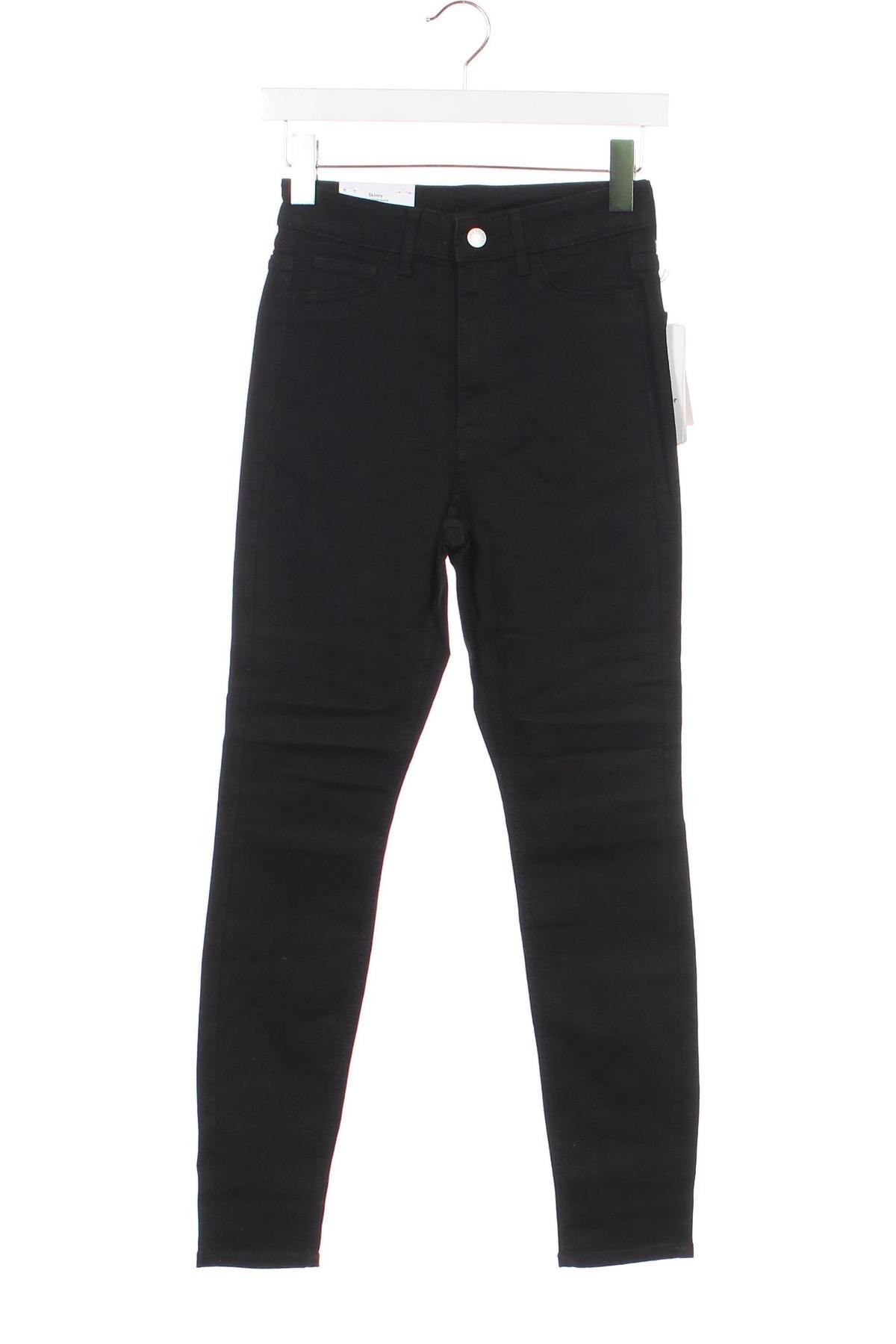 Damen Jeans H&M, Größe XXS, Farbe Schwarz, Preis 5,99 €