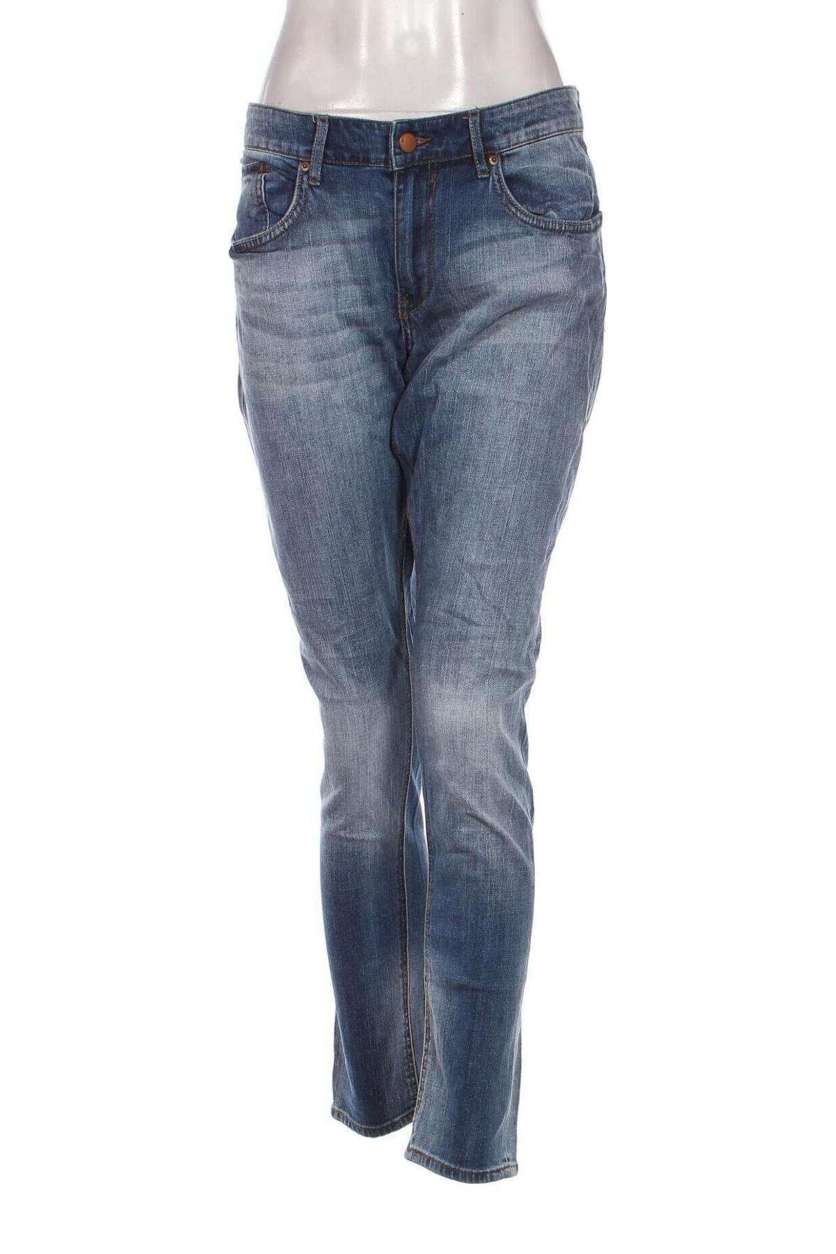 Damskie jeansy H&M, Rozmiar XL, Kolor Niebieski, Cena 30,99 zł