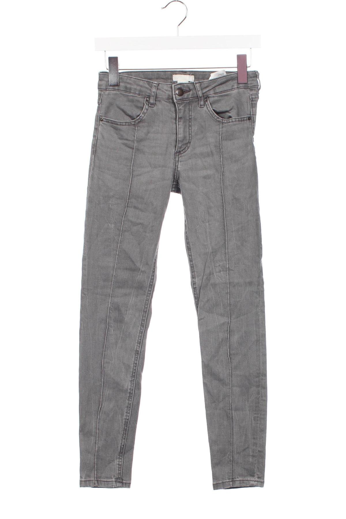 Damskie jeansy H&M Conscious Collection, Rozmiar XS, Kolor Szary, Cena 30,99 zł