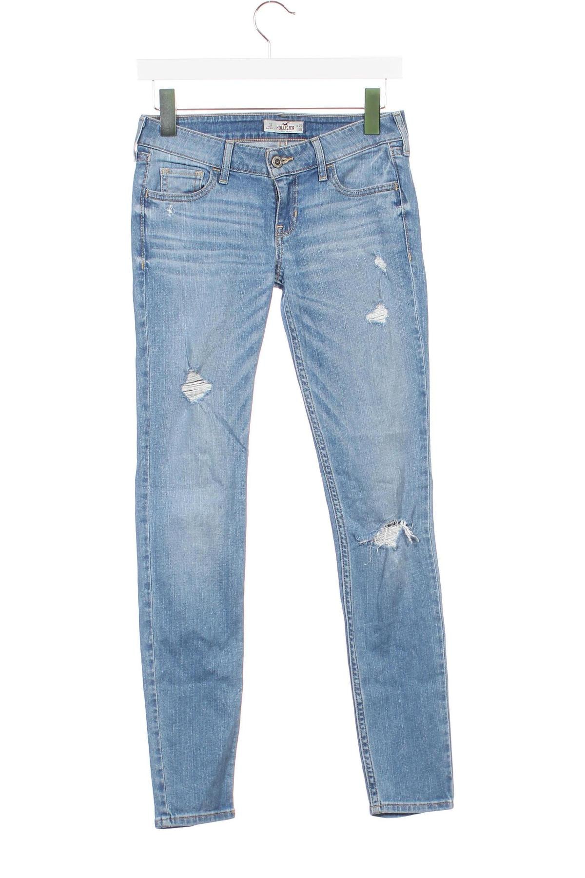 Blugi de femei Hollister, Mărime XS, Culoare Albastru, Preț 36,99 Lei