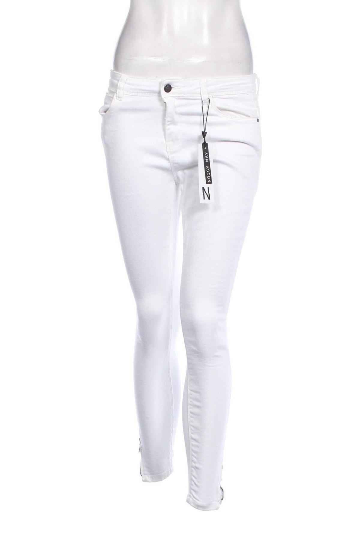 Damen Jeans Noisy May, Größe M, Farbe Weiß, Preis € 14,99