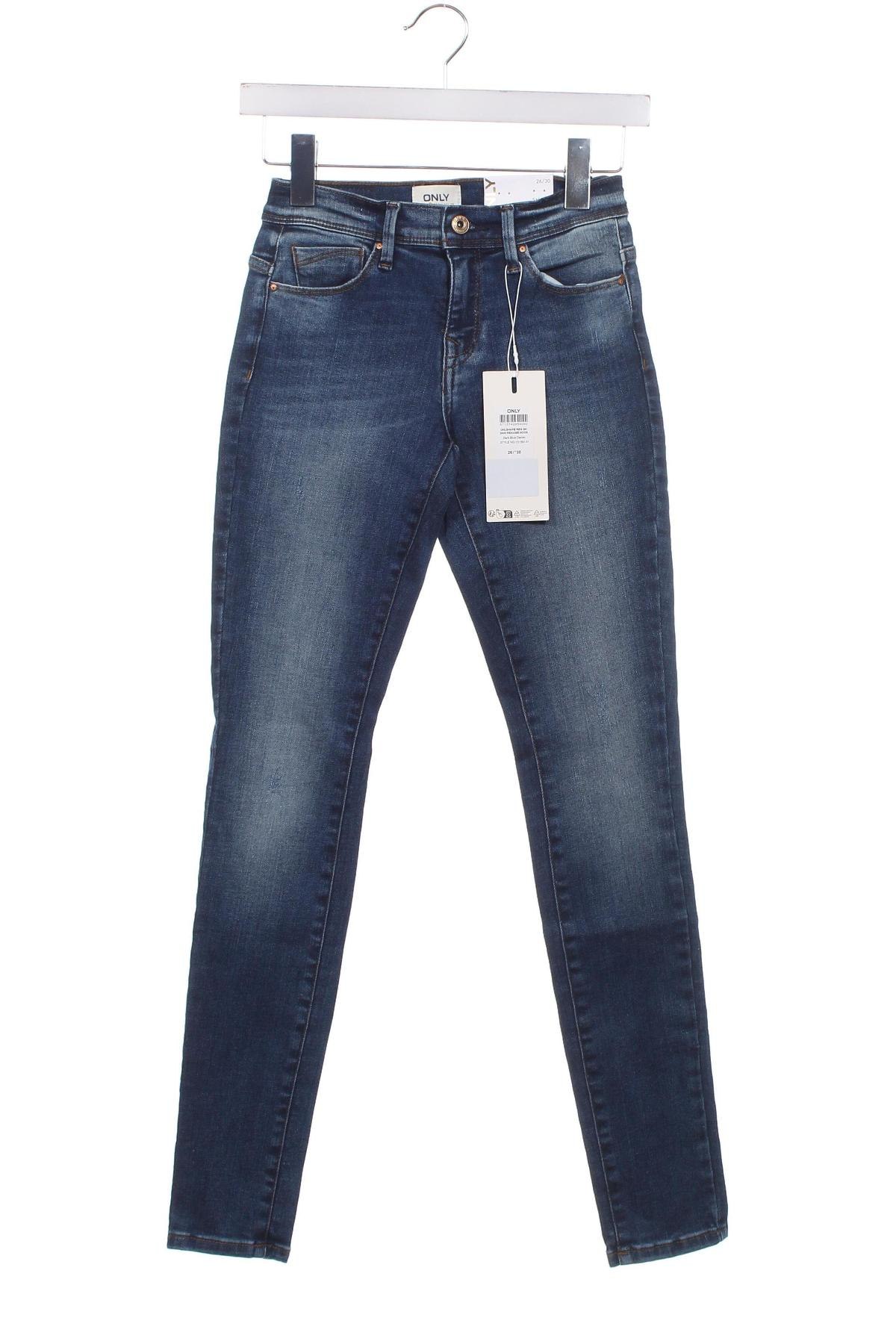 Damskie jeansy ONLY, Rozmiar XXS, Kolor Niebieski, Cena 82,99 zł