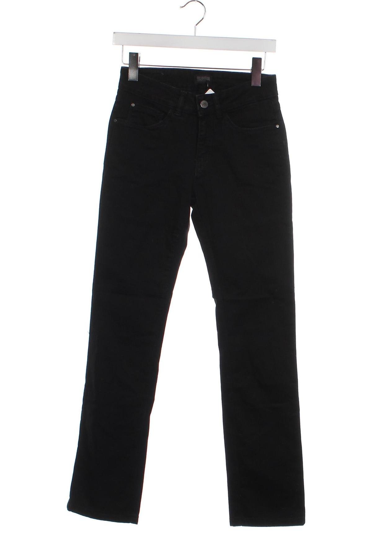 Blugi de femei Oklahoma Jeans, Mărime S, Culoare Negru, Preț 29,99 Lei