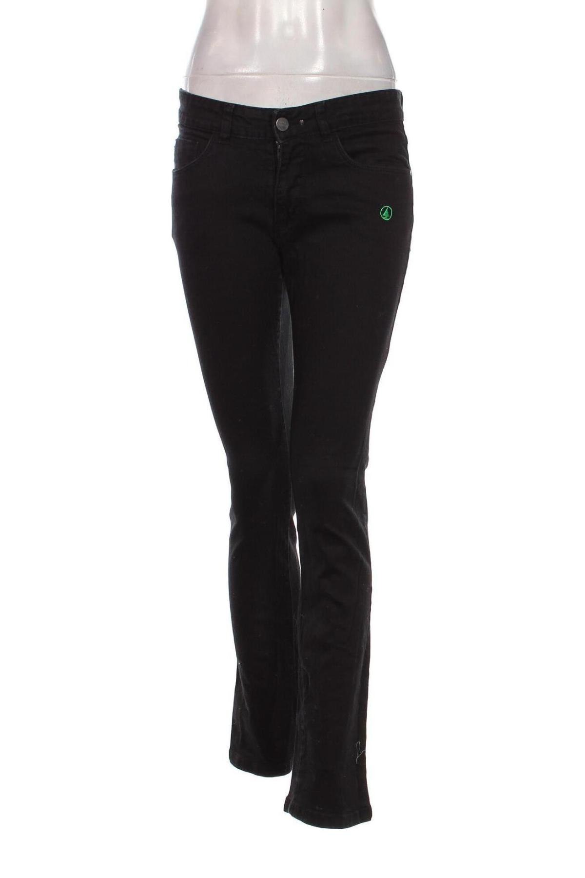 Blugi de femei Oklahoma Jeans, Mărime M, Culoare Negru, Preț 28,99 Lei