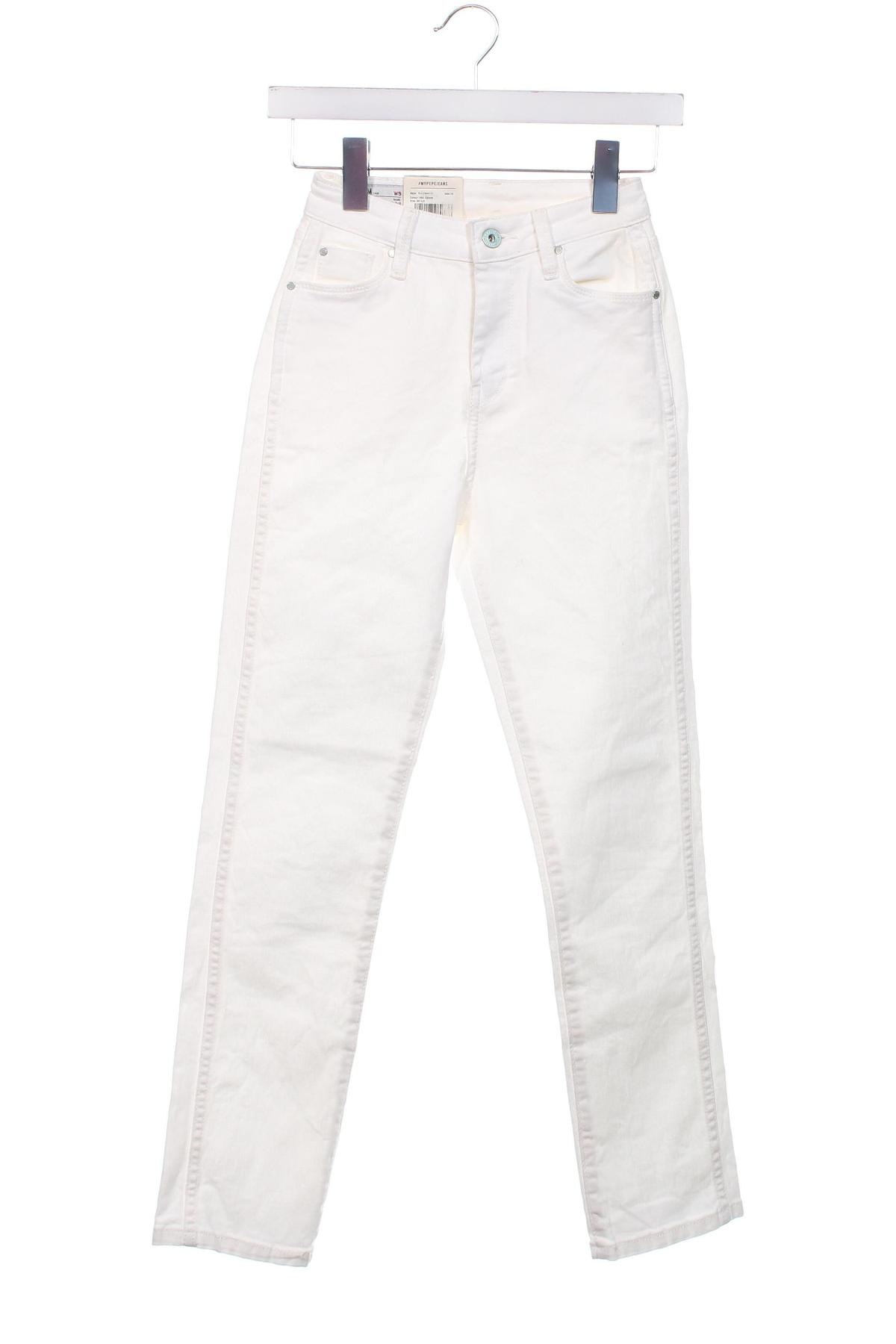 Dámske džínsy  Pepe Jeans, Veľkosť XXS, Farba Biela, Cena  16,95 €