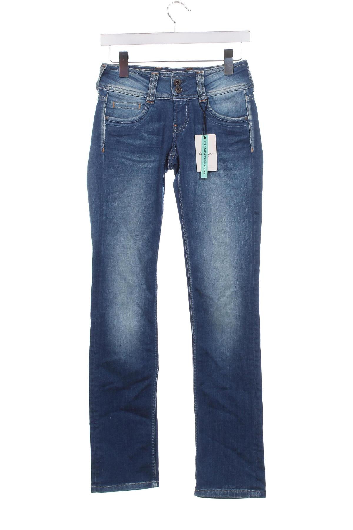 Damskie jeansy Pepe Jeans, Rozmiar XS, Kolor Niebieski, Cena 82,99 zł