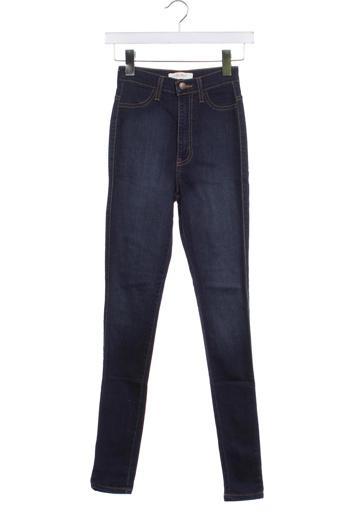 Damskie jeansy Vibrant, Rozmiar XS, Kolor Niebieski, Cena 14,99 zł